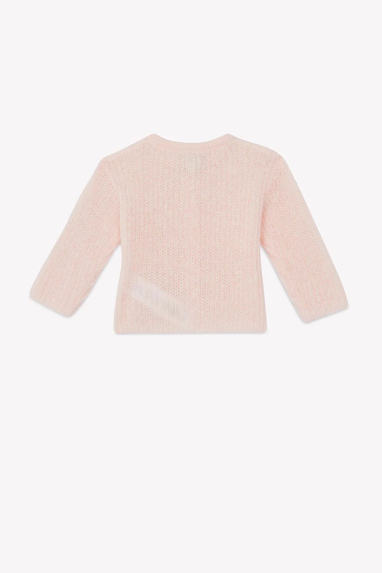 Bonton Mizbeth cardigan rosa tyk strik