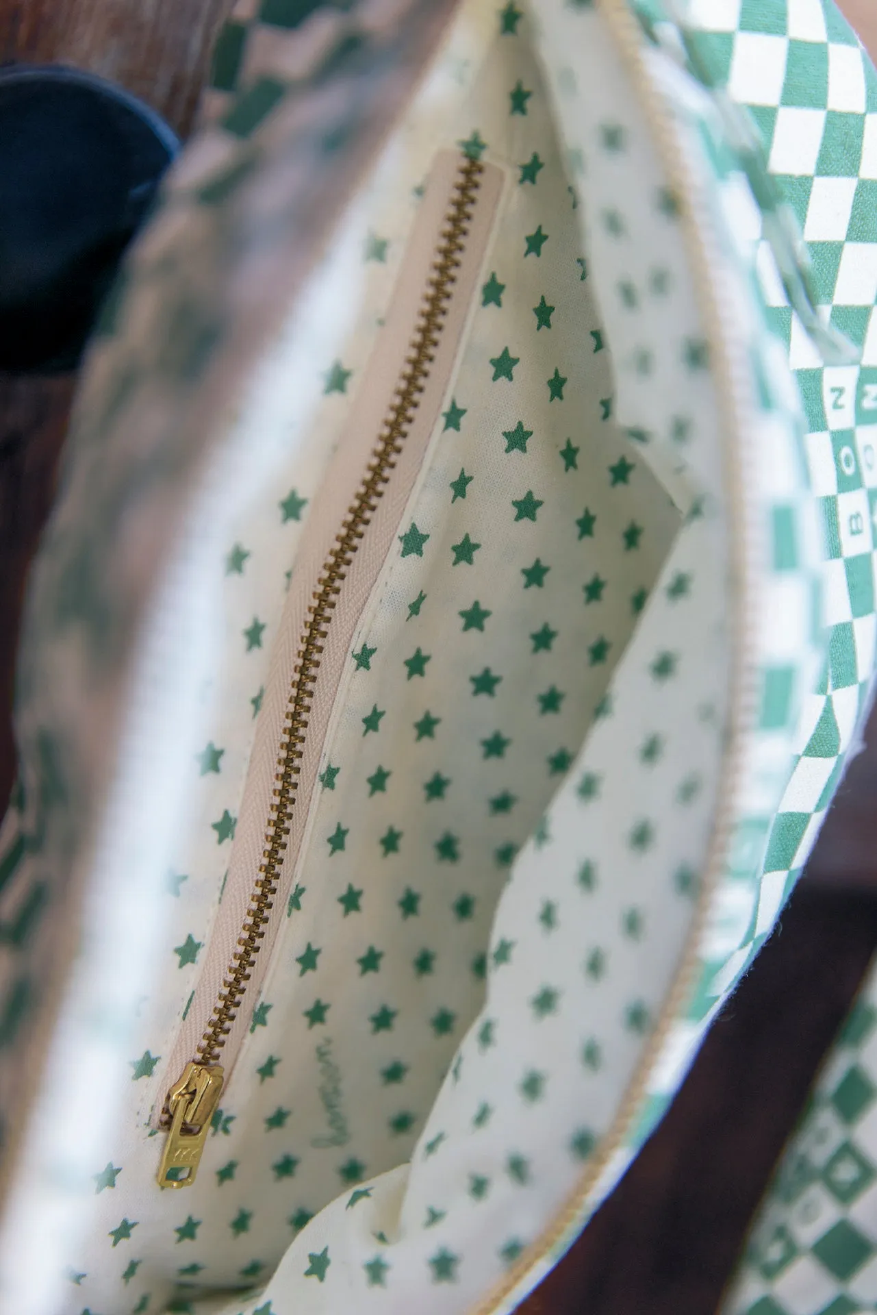 Bonton Damier bumbag grønternet TU