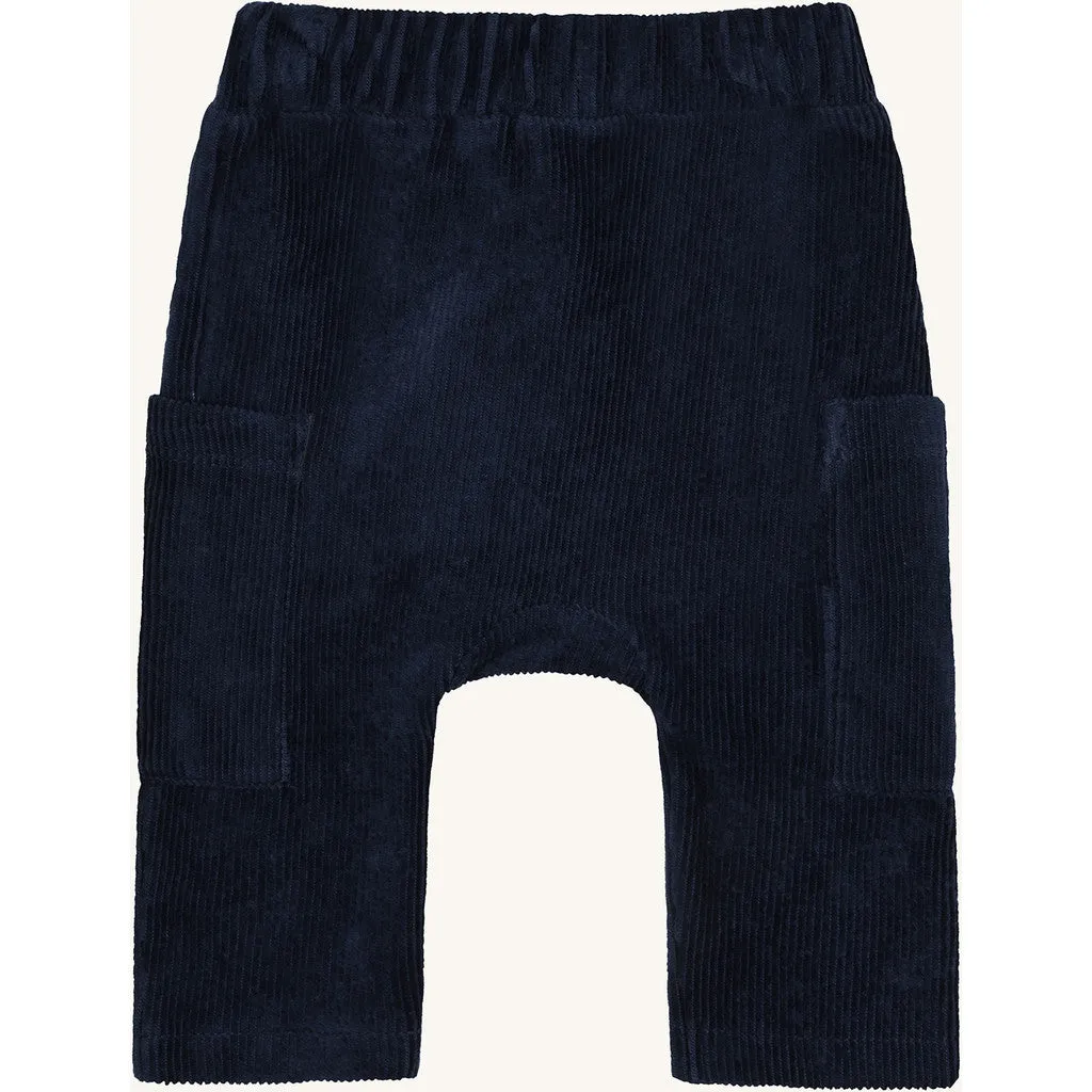 Hust & Claire HCGabe Soft bukser More Navy bomuld