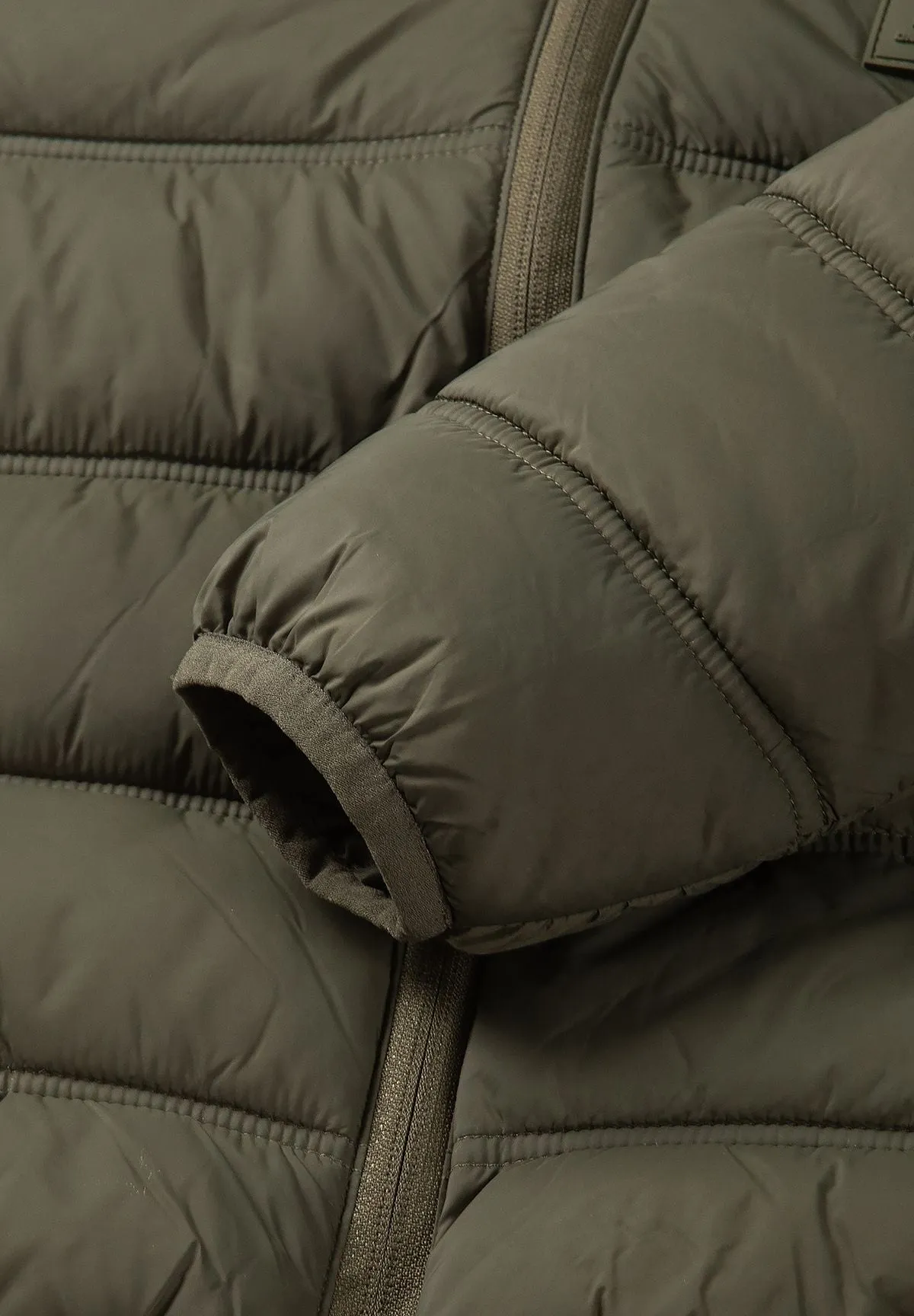 Minoti 45269 steppjakke khaki til drenge nylon