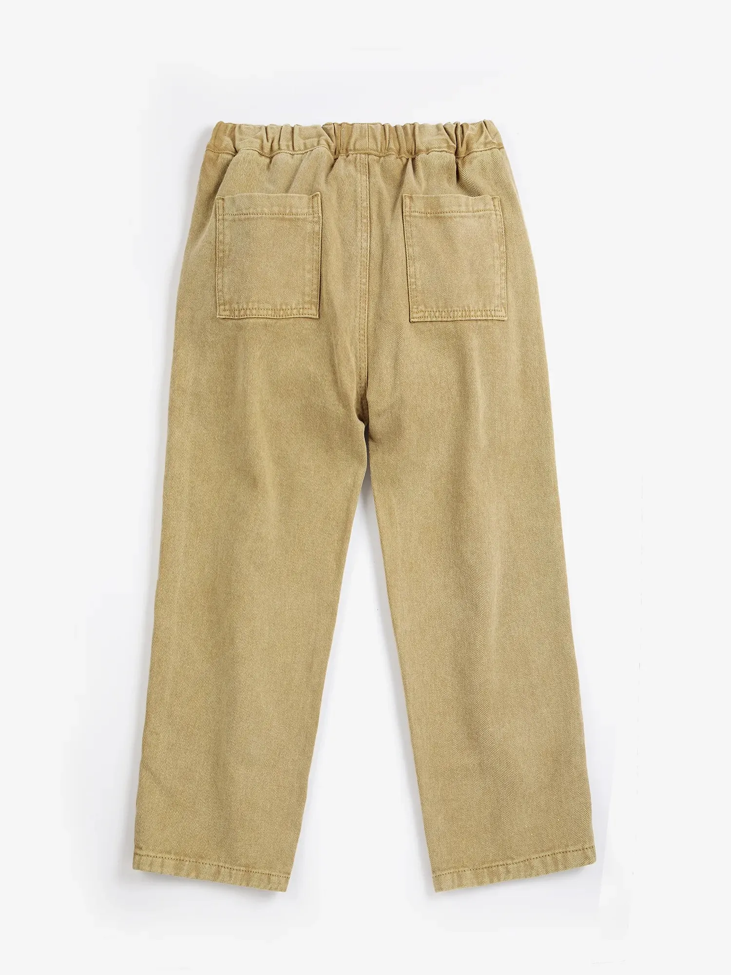 Bobo Choses All About Monsters Twill børnebukser khaki