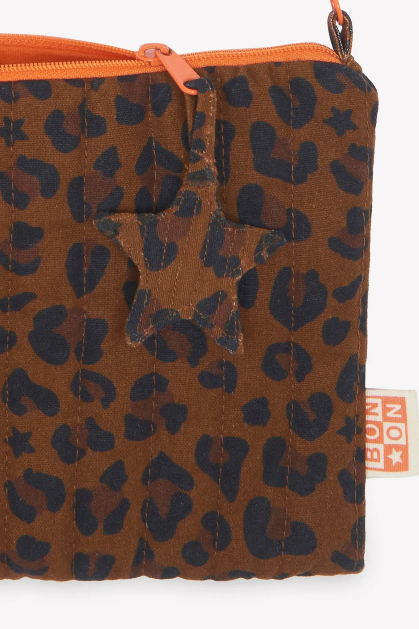 Bonton Telma skuldertaske leopard TU bomuld