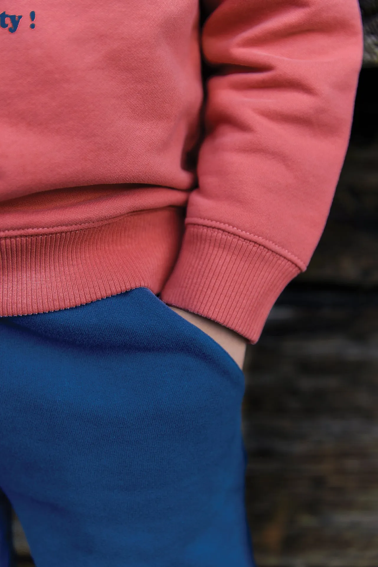 Bonton Smile Mercredi sweatshirt rosa Pinkyee bomuld
