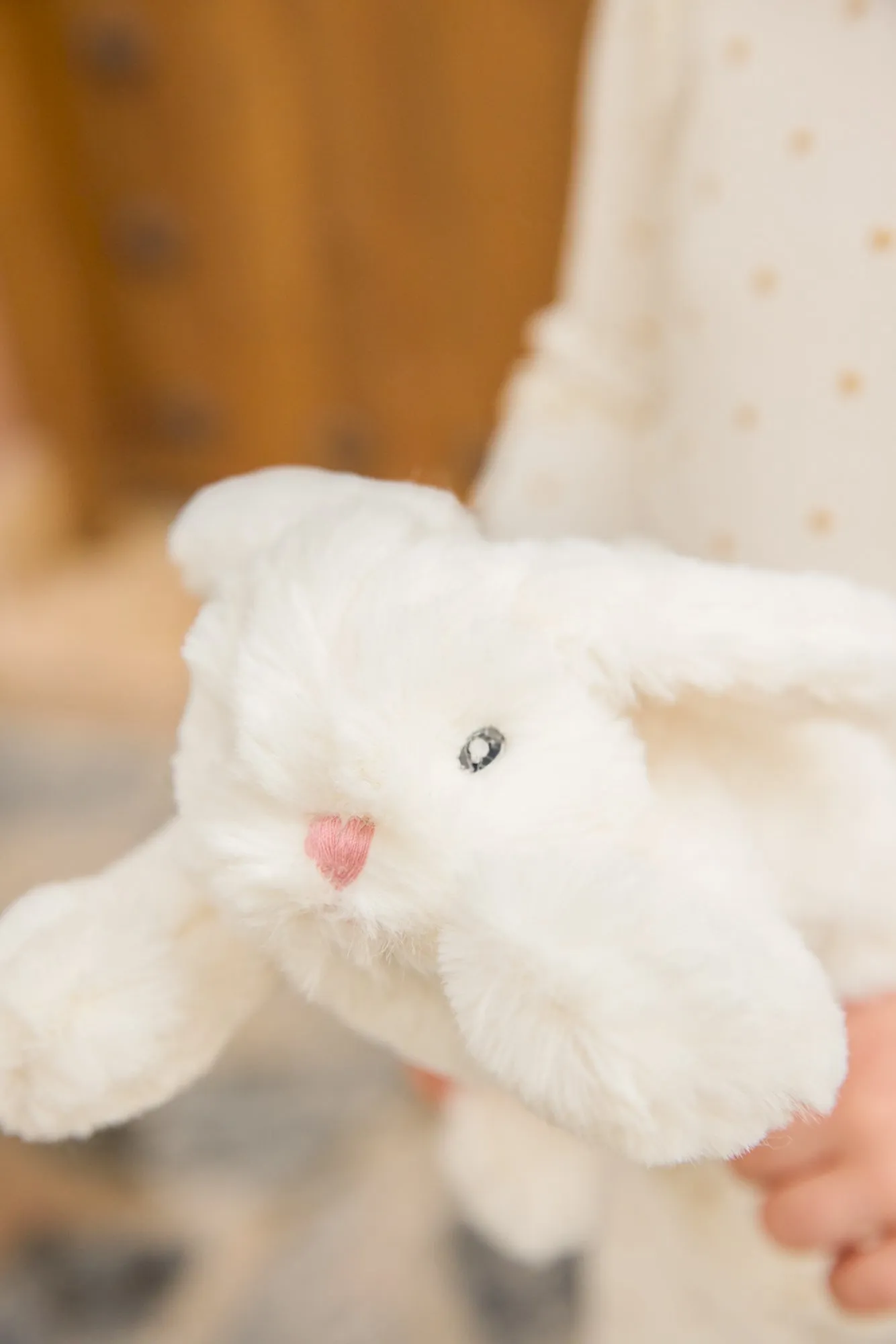 Bonton Ninon bamse hvid kanin