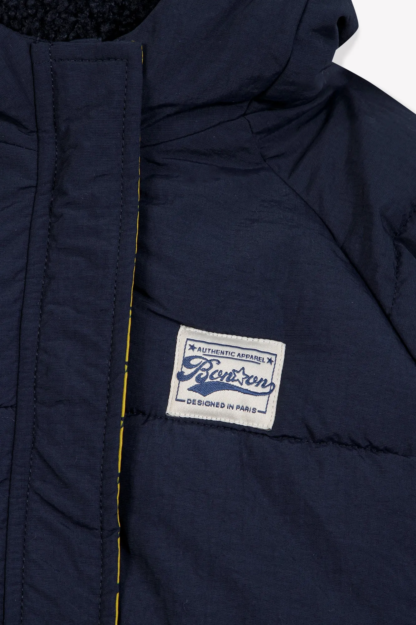 Bonton Parker dynejakke sailor blue sherpa