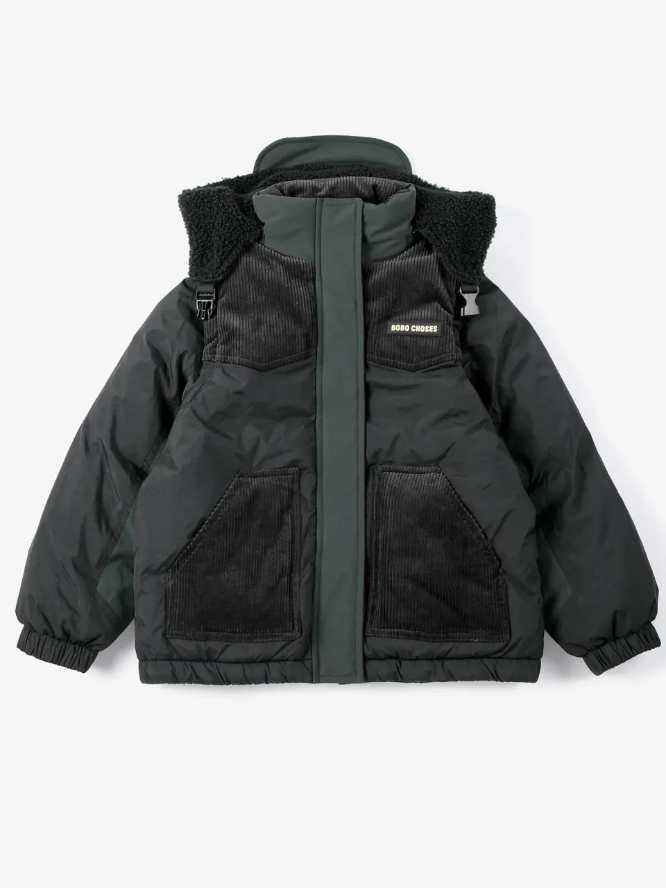 Bobo Choses All About Monsters padded anorak vinterjakke midnatsblå foret