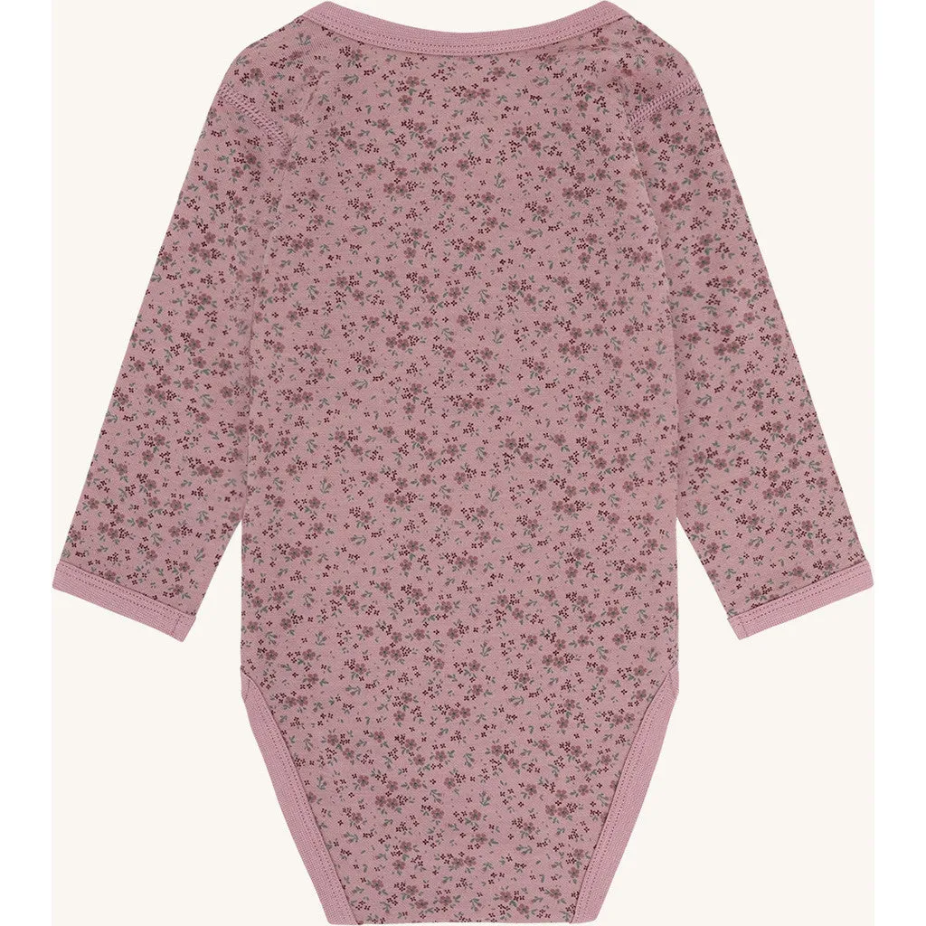 Hust & Claire HCBaloo uldbody Heather uld bambus blomst