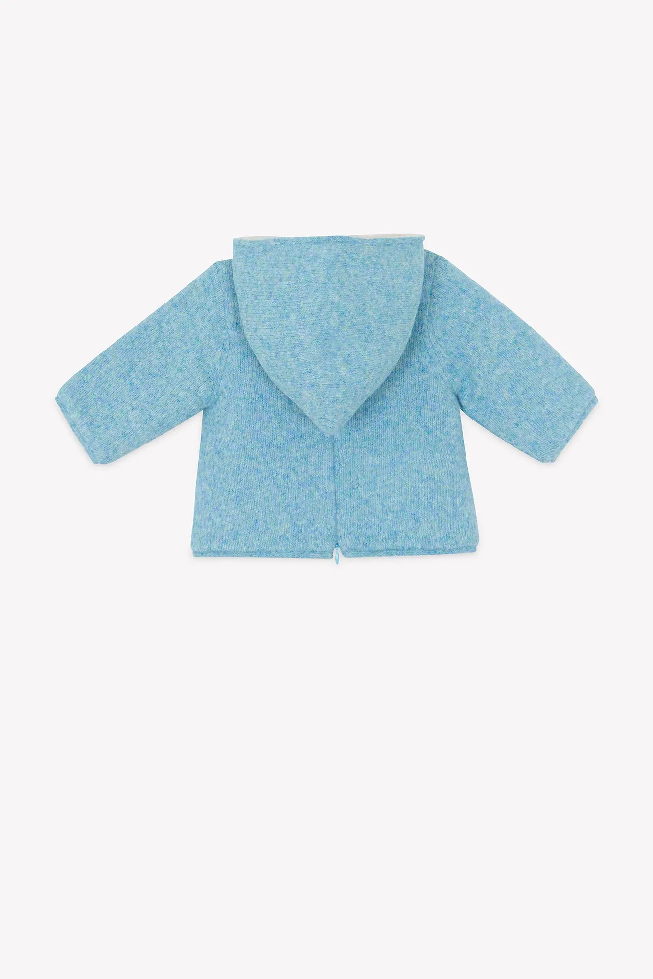 Bonton Burnou Pamamouth babybadekåbe blå vintage