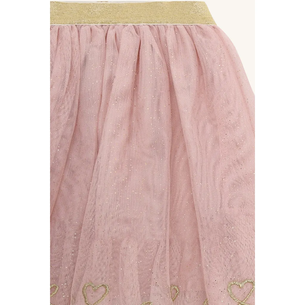 Hust & Claire HCNinna Tulle nederdel dusty rose tyl