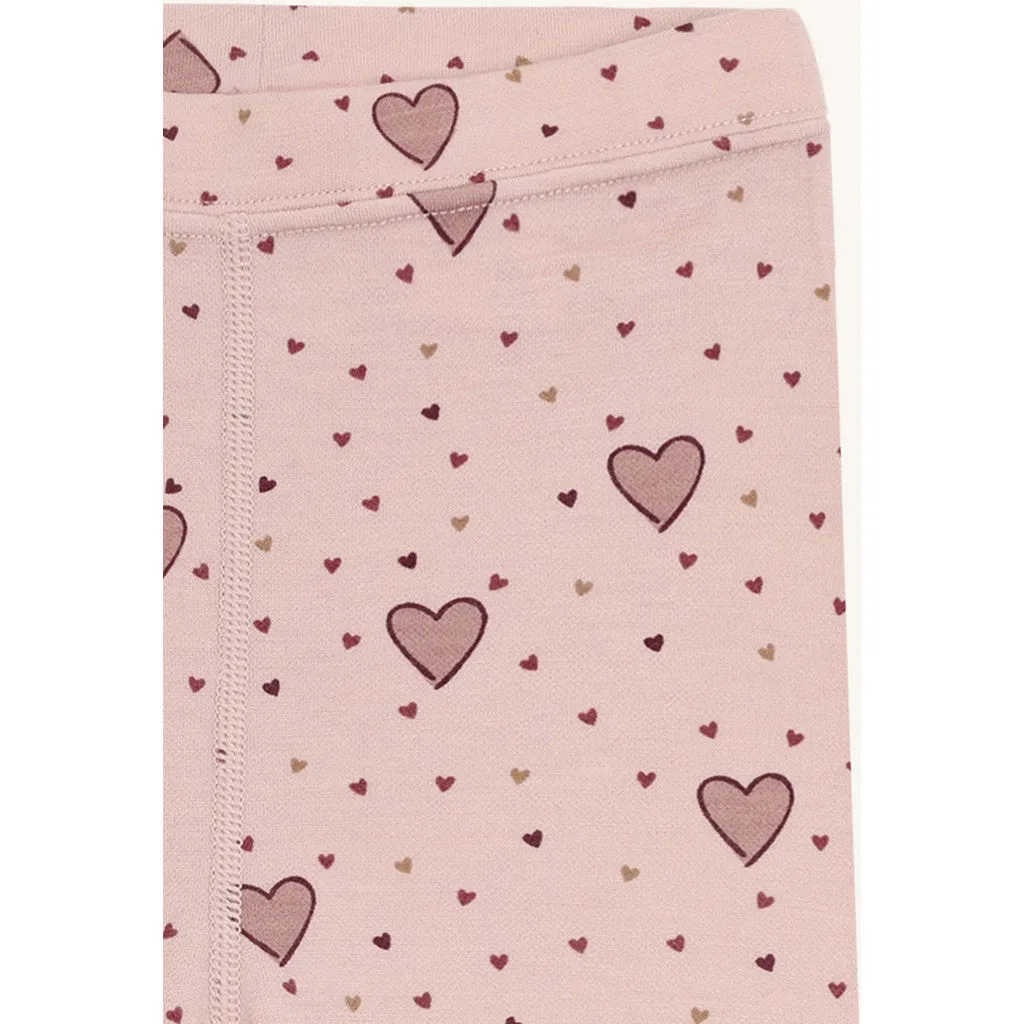 Hust & Claire HCLaki Hearts leggings dusty rose uld