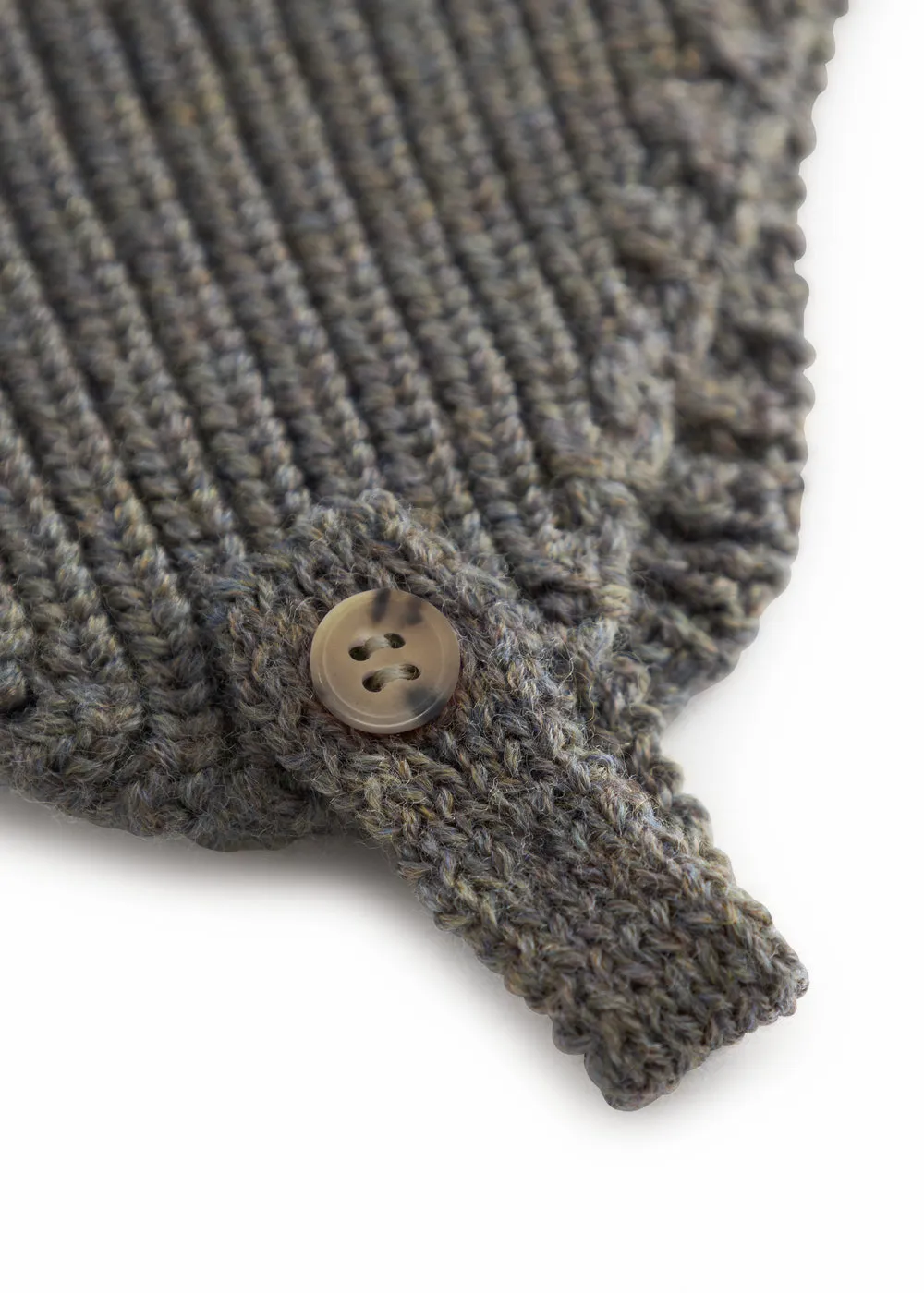 MarMar Aly strikhue Olive Leaf Melange merino