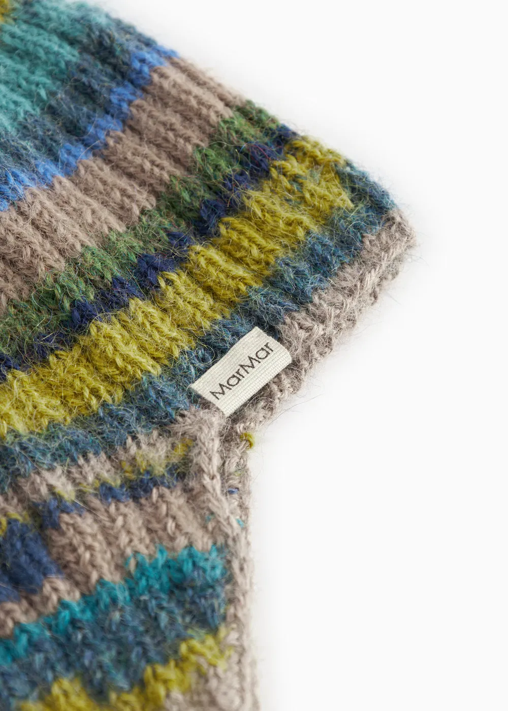 MarMar Alvar strikhue Multicolour Boy alpakastrik