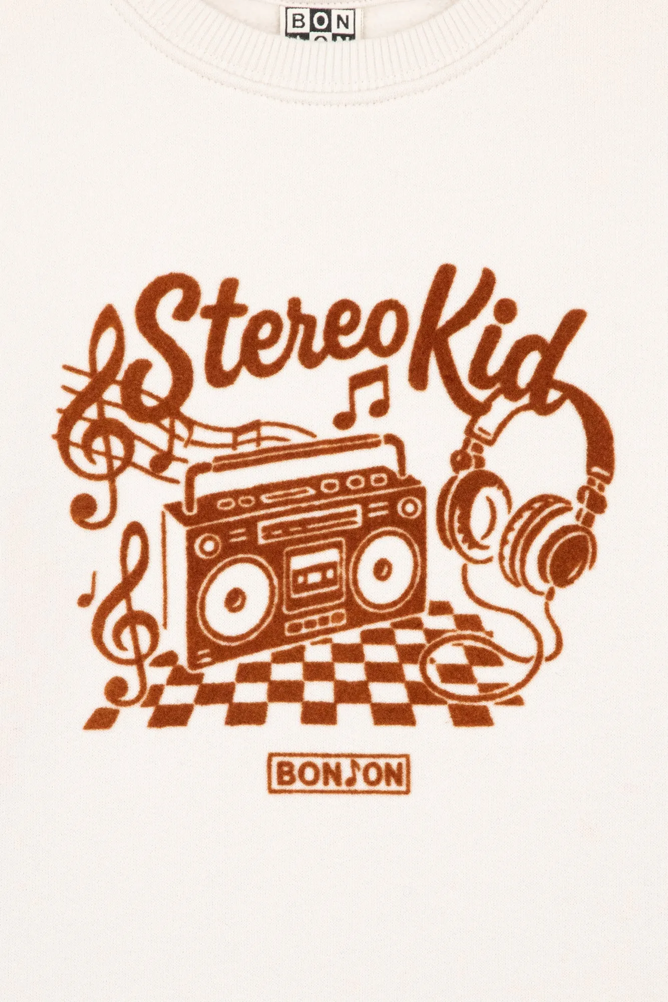 Bonton Stereokid sweatshirt bomuld milk radio