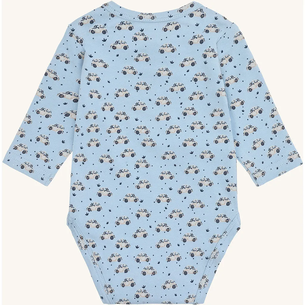 Hust & Claire HC Bebe Car bodystocking Baby Blue bomuld