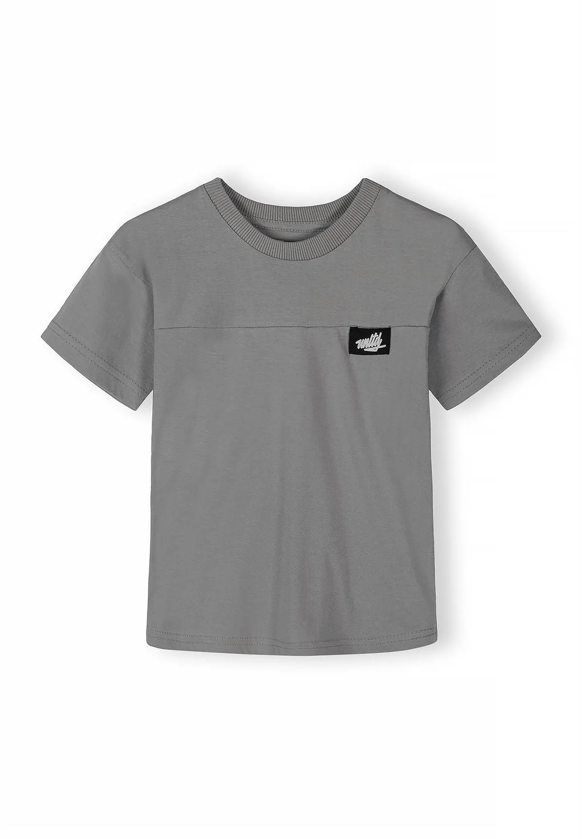 Minoti 44783 sæt til drenge grå t-shirt og cargobuks