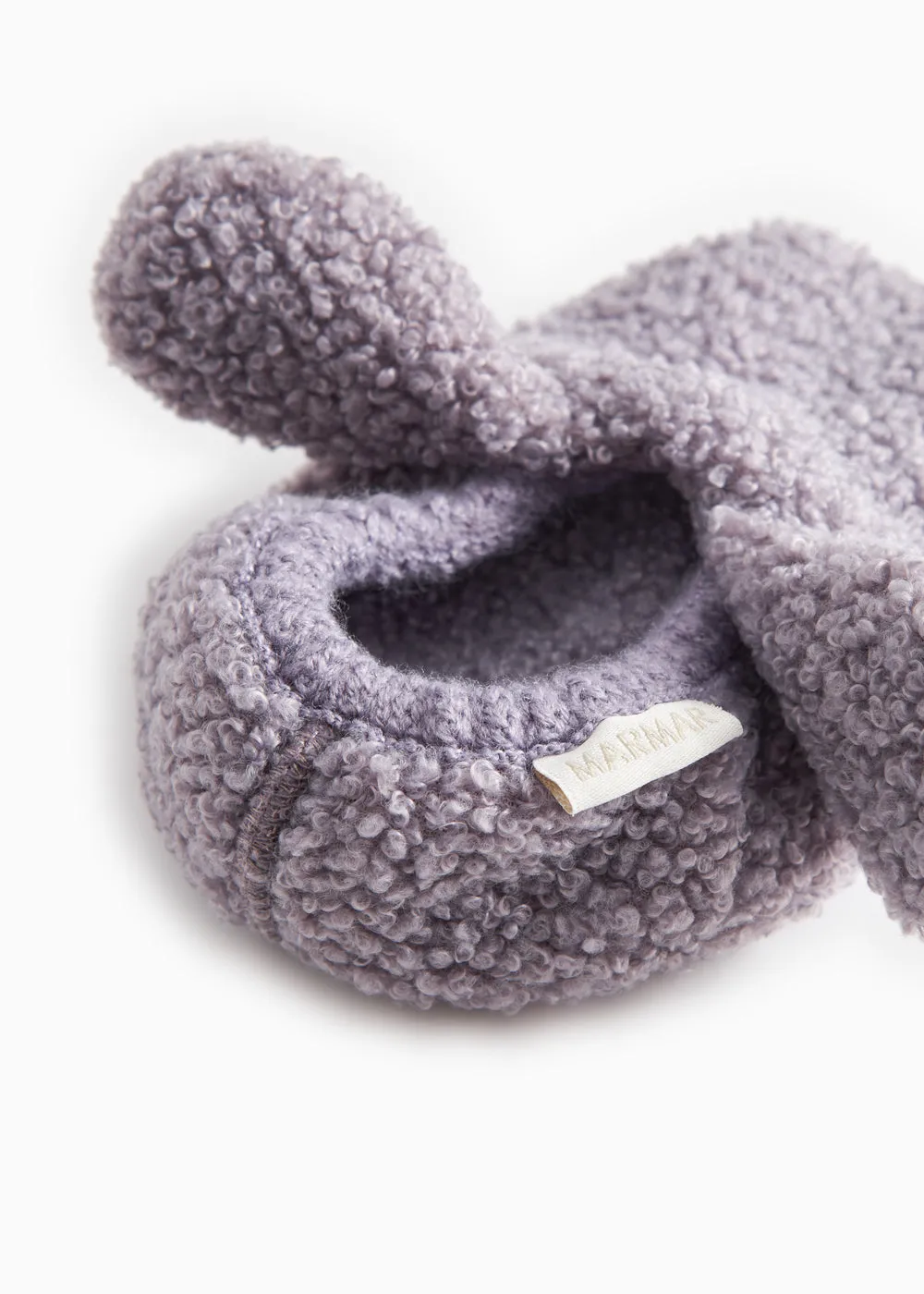 MarMar Abal Lamb teddyfutter Purple Suede med dupper