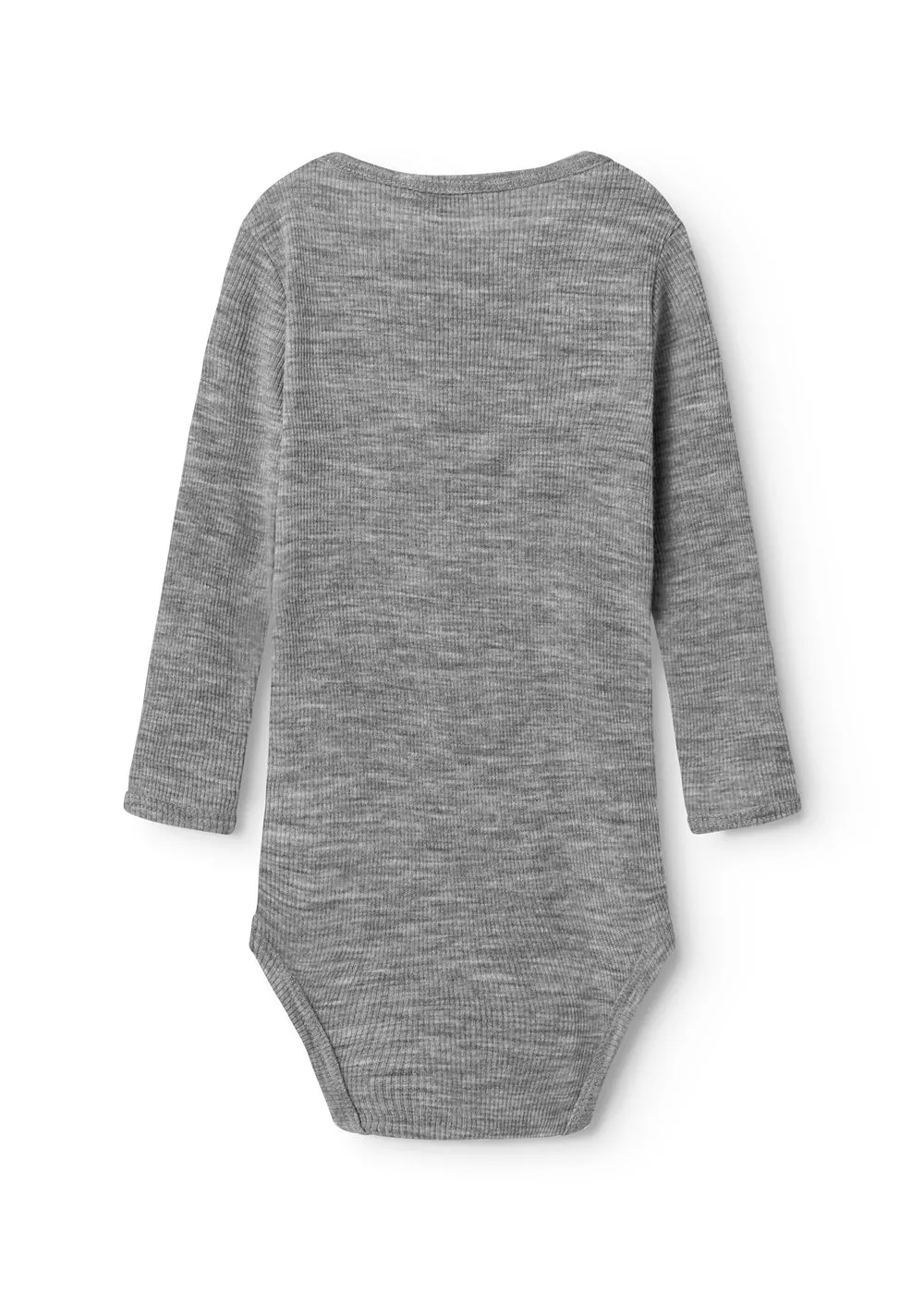 MarMar Bense bodystocking Grey Melange uld rib