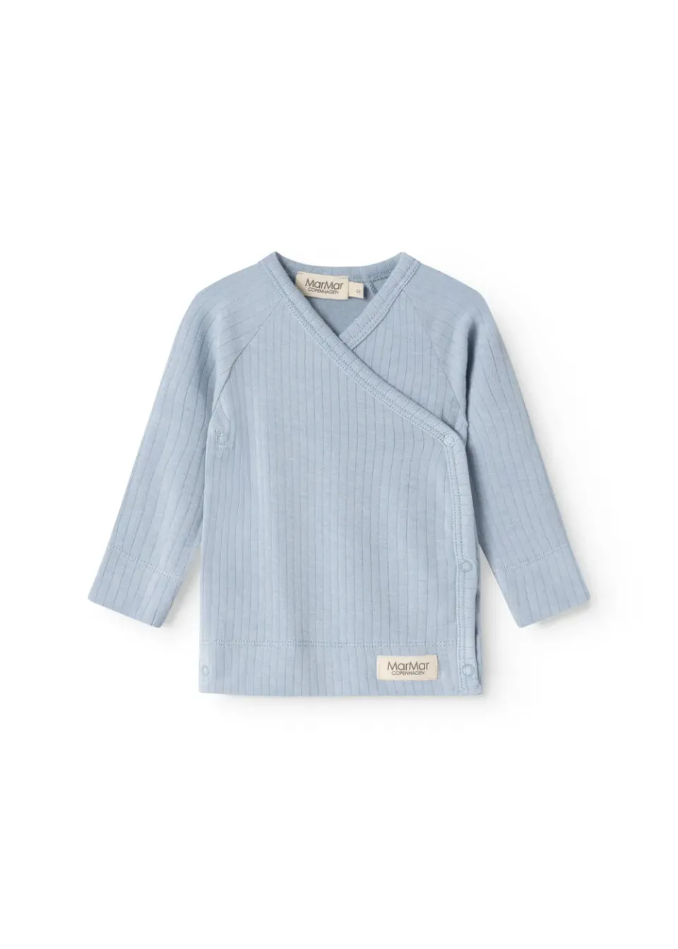 MarMar Tuti Wrap LS bluse Blue Coast modal