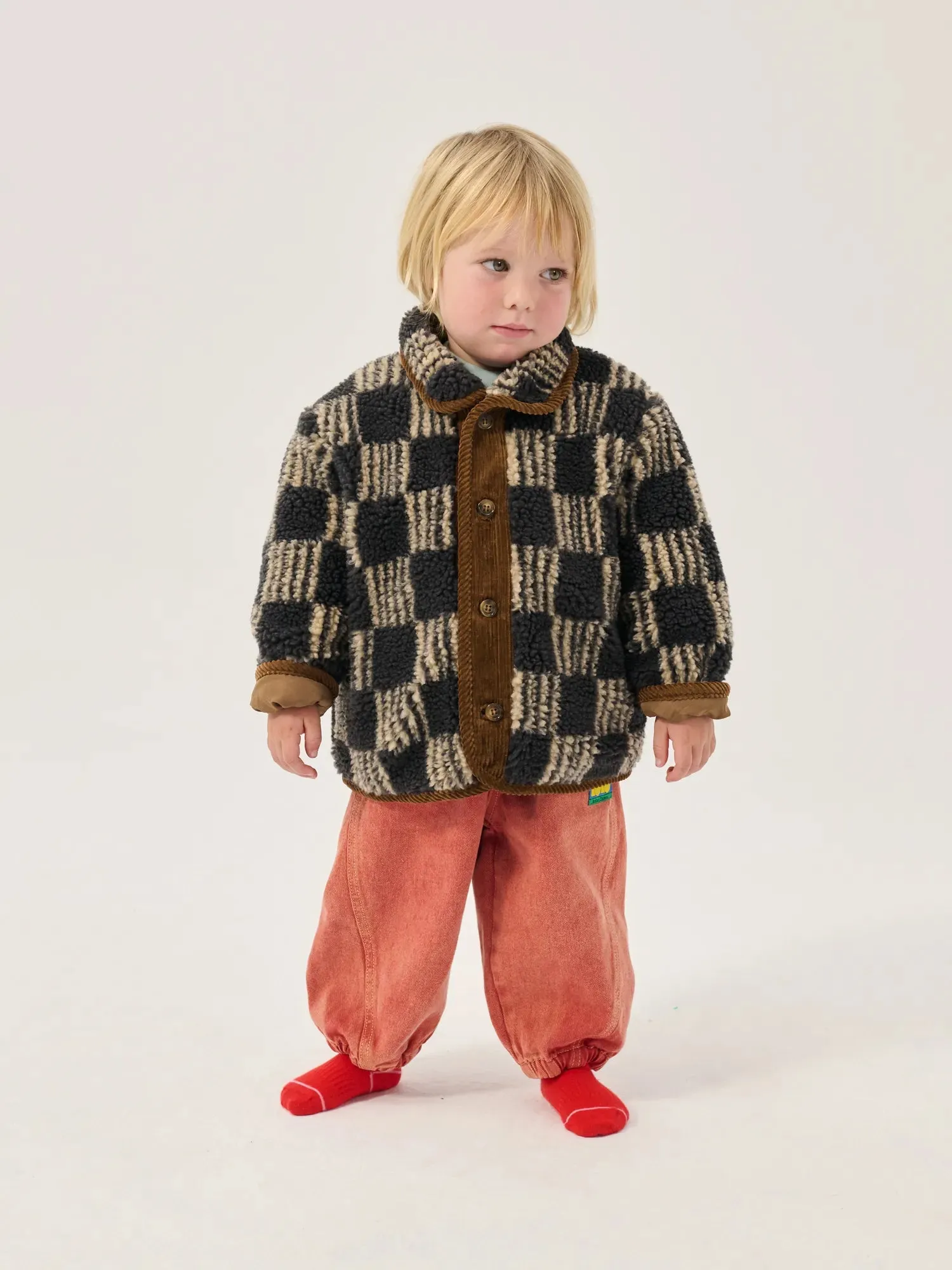 Bobo Choses Almost Moiré jakke 12 mdr. mørkegrå