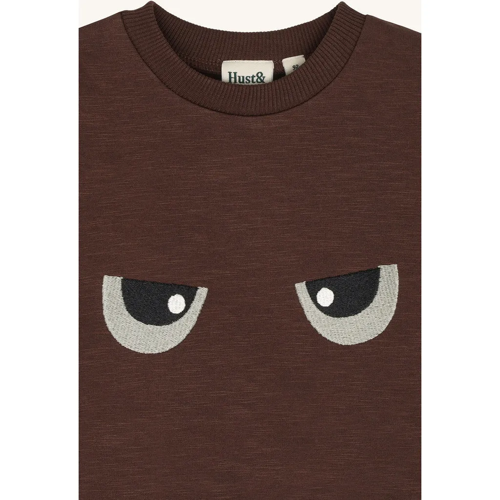 Hust & Claire HCSejer Monster sweatshirt Soil økologisk