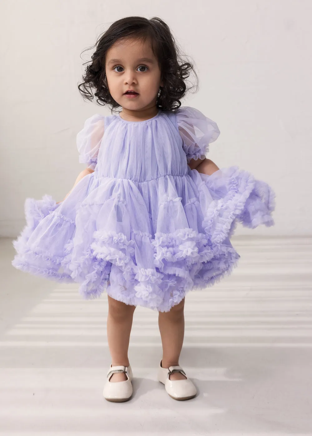 MarMar Dica B kjole Ice Lavender tyl baby