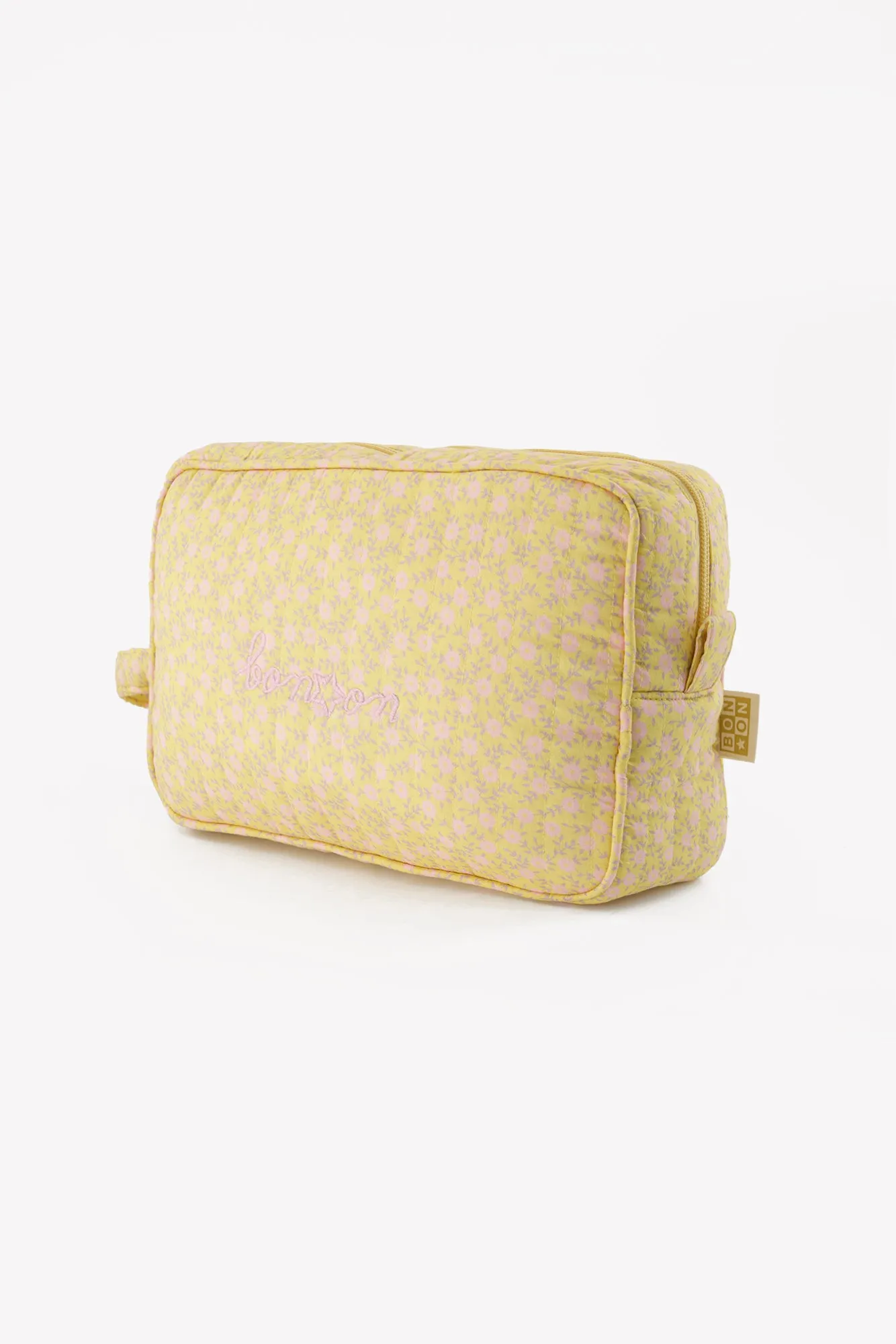Bonton Foulfleur Jaune toilettaske bomuld gul