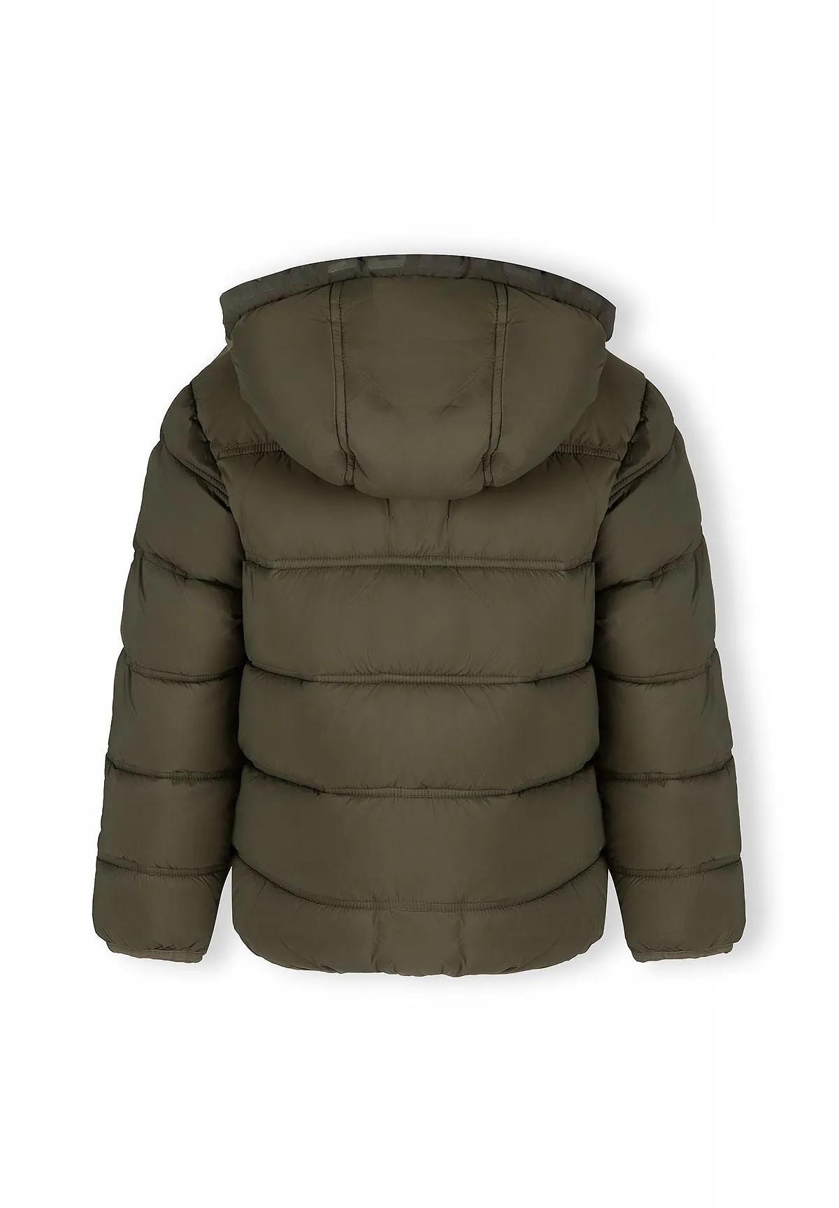 Minoti 45269 steppjakke khaki til drenge nylon