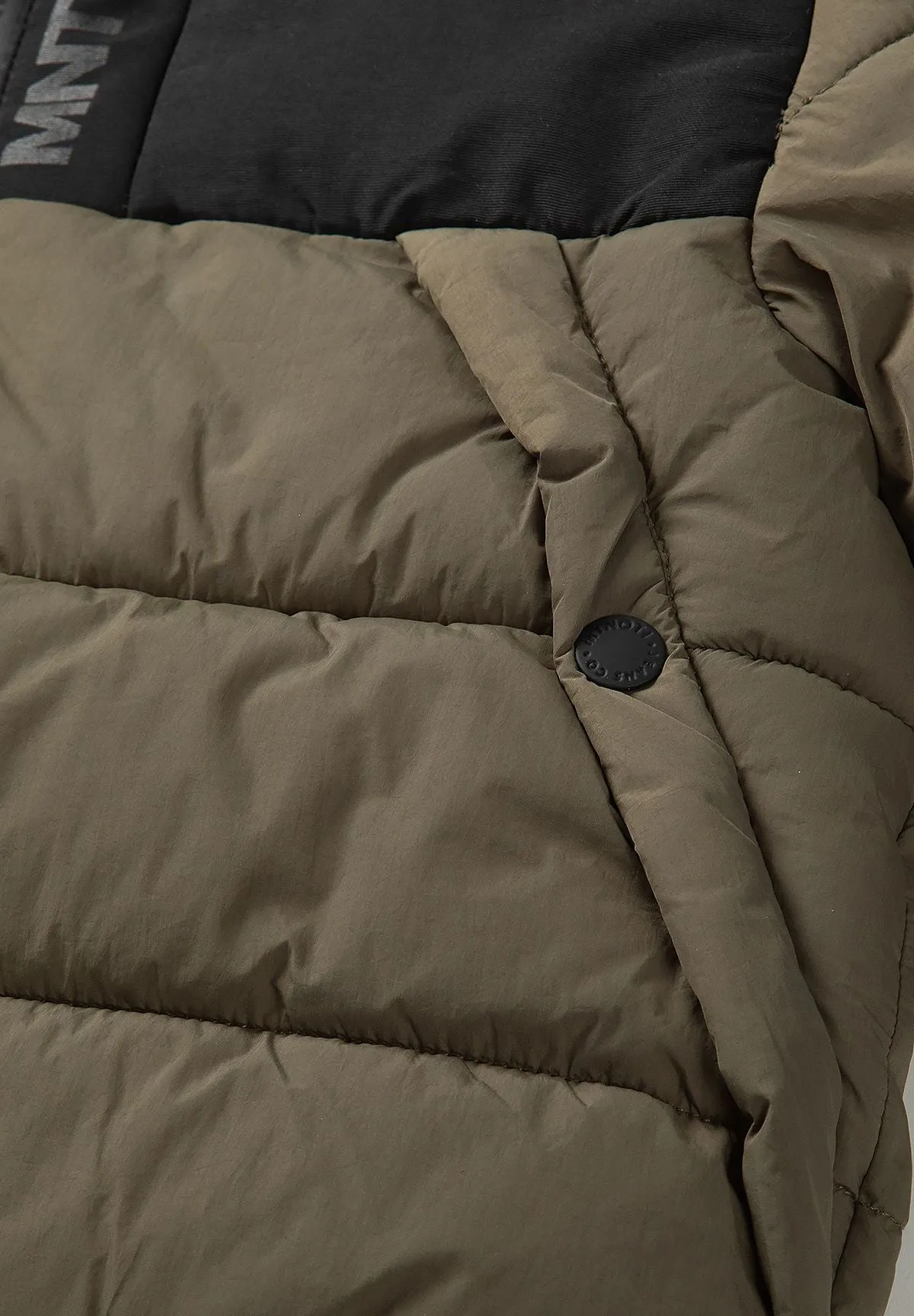 Minoti 45236 vatteret jakke khaki drenge