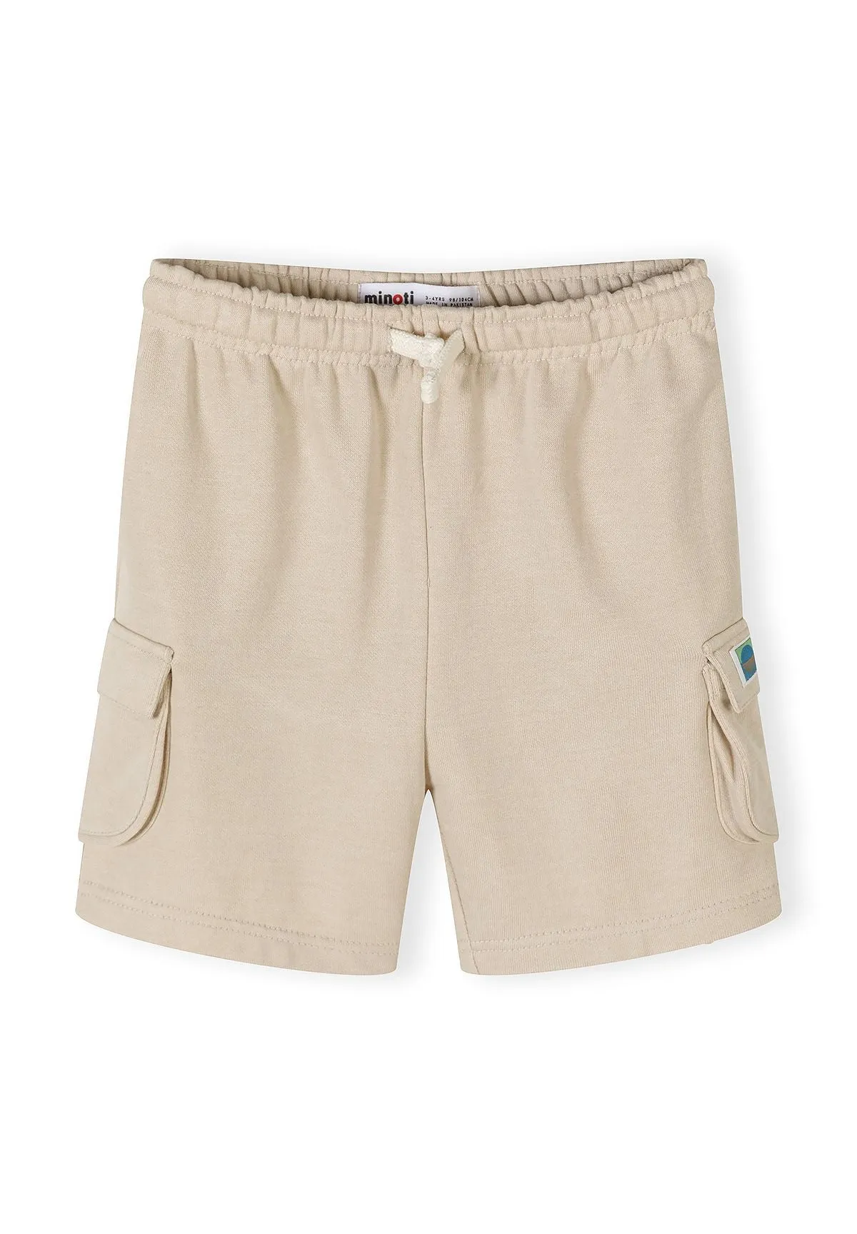 Minoti 44696 sæt t-shirt cargoshorts beige