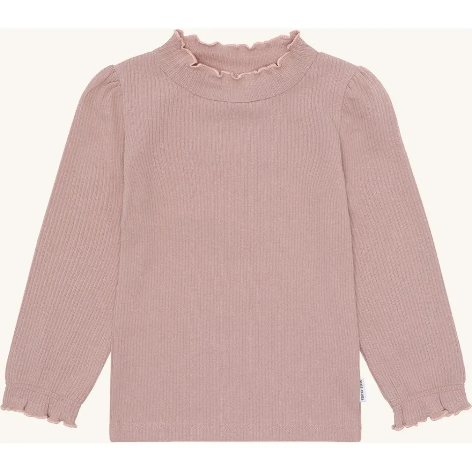 Hust & Claire HCAmma Solid bluse Adobe Rose modal