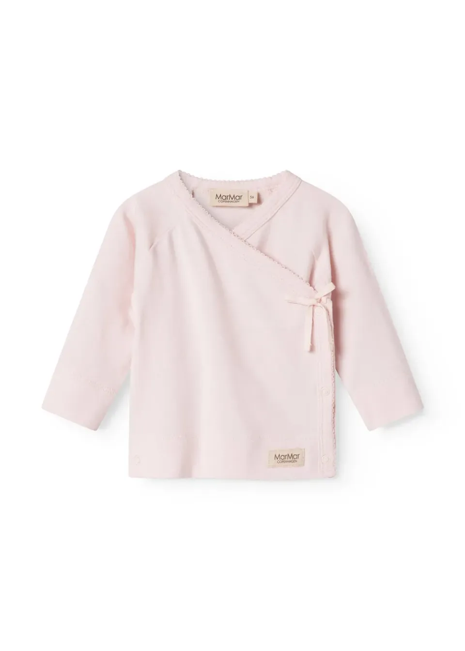 MarMar Tut Wrap LS bluse Rosa modal nyfødt