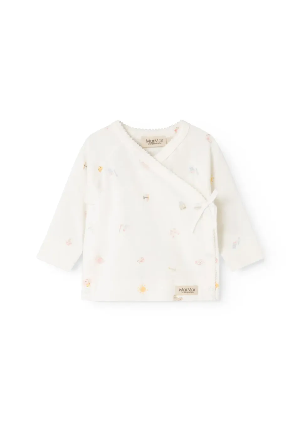 MarMar Tut Wrap LS bluse Everyday print slå-om