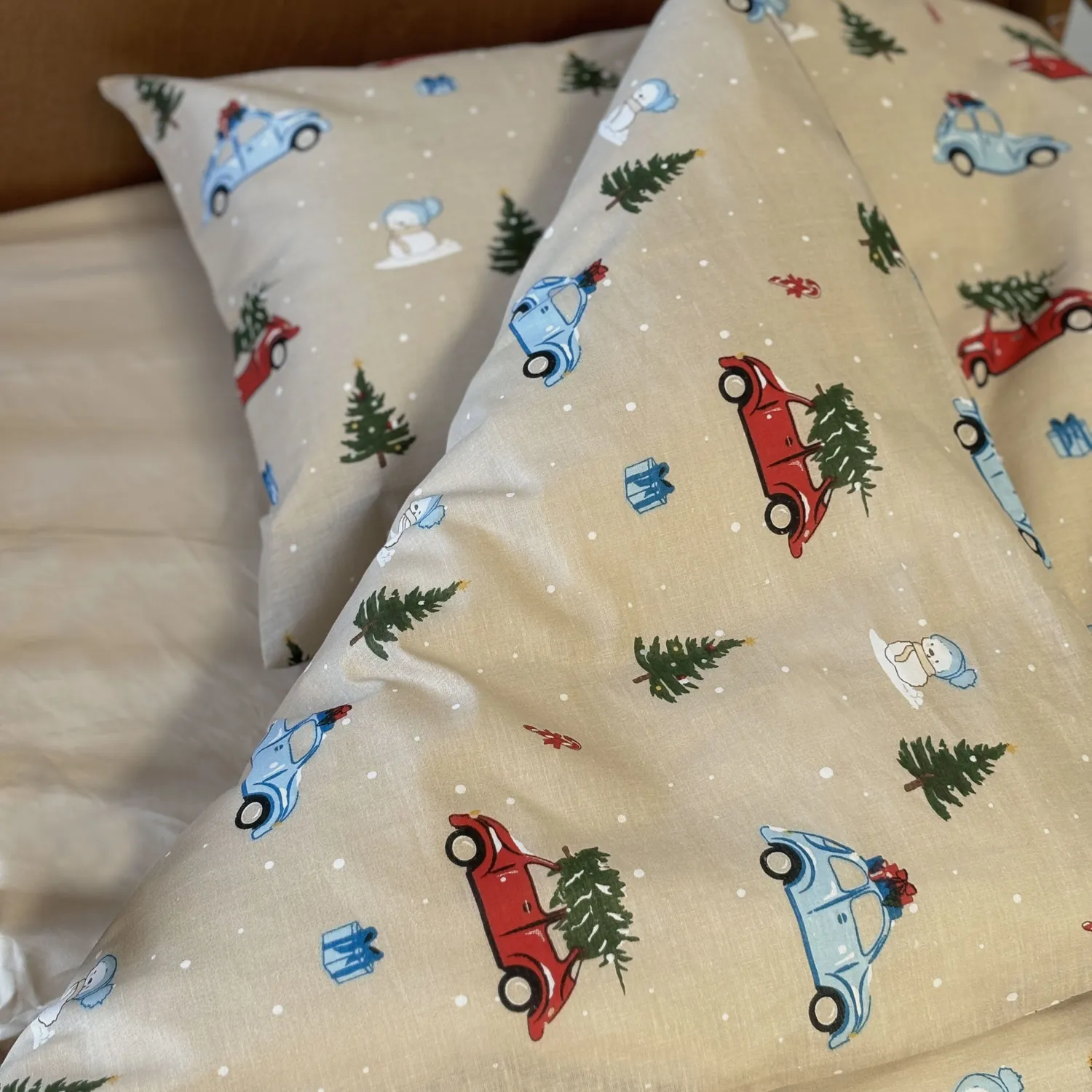 nuuroo By Mats junior sengetøj Christmas Drive 100x140 bomuld