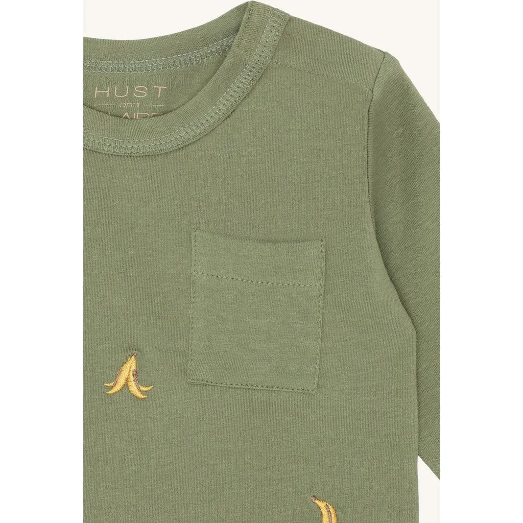 Hust & Claire August bluse lysegrøn langærmet øko