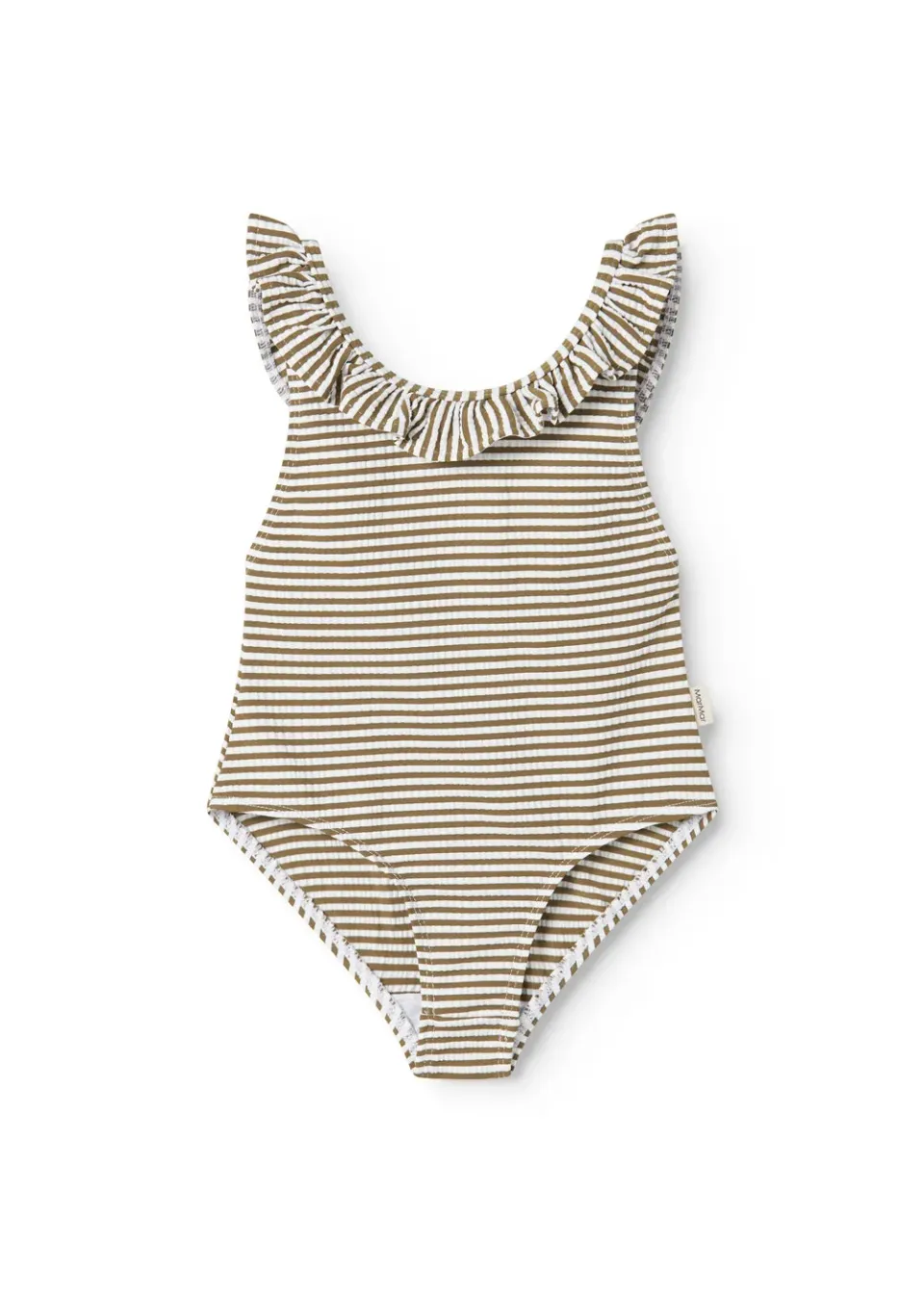 MarMar Swilla badedragt Dark Bronze Stripe