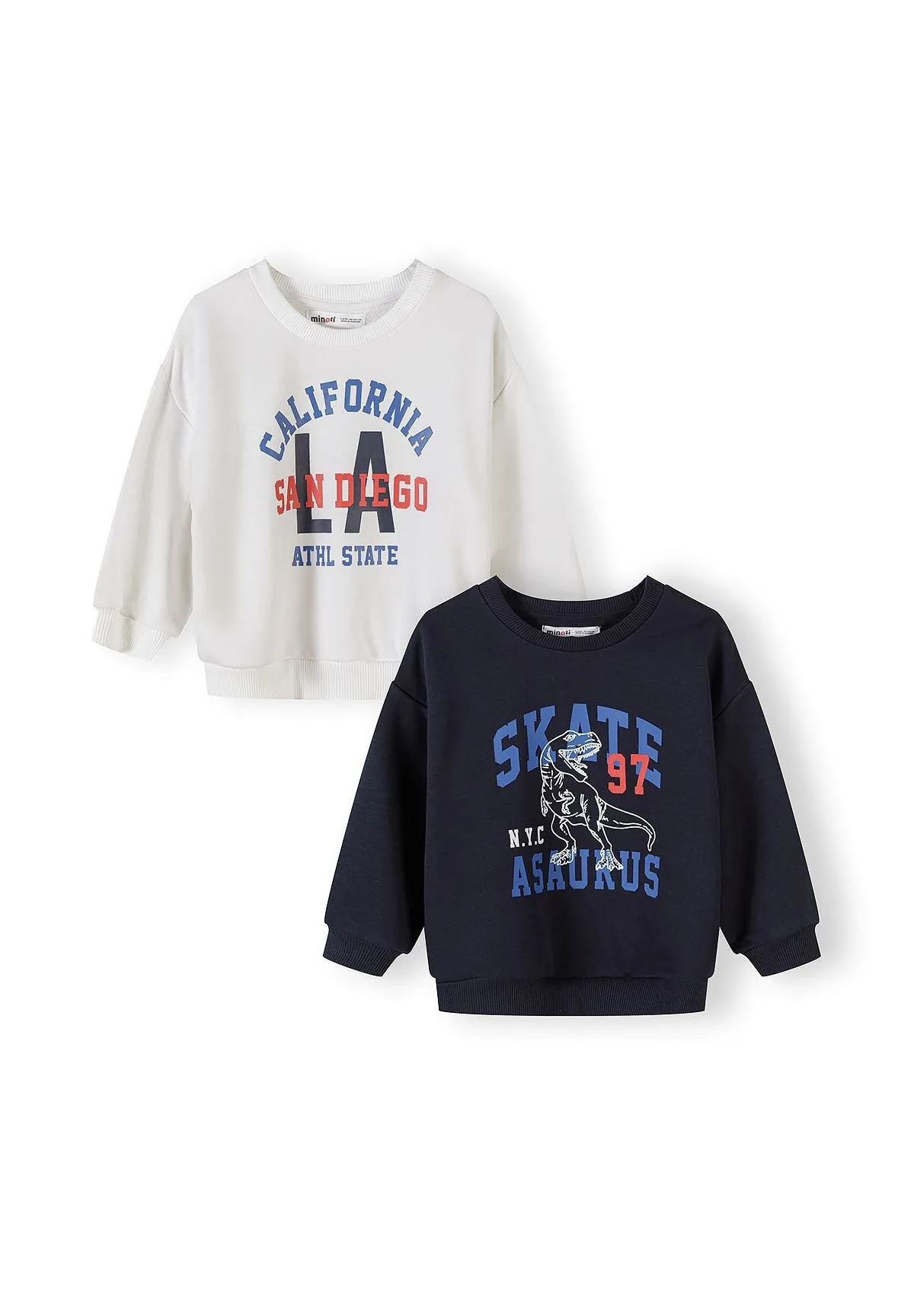 Minoti 44762 sweatshirt 2-pak til drenge