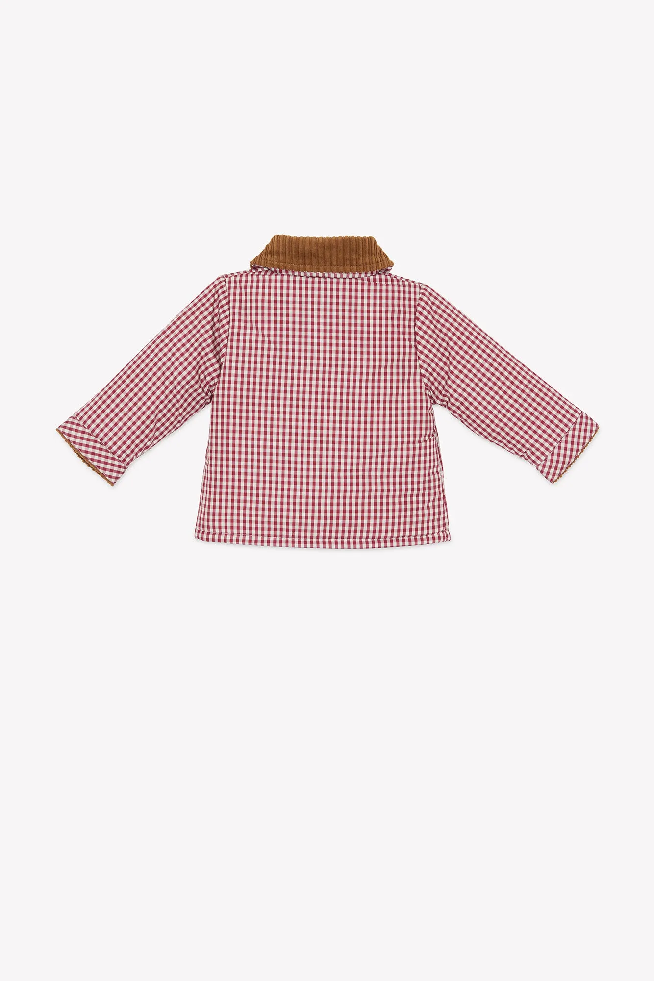 Bonton Marcel Mouton jakke rød ternet 3M-3A