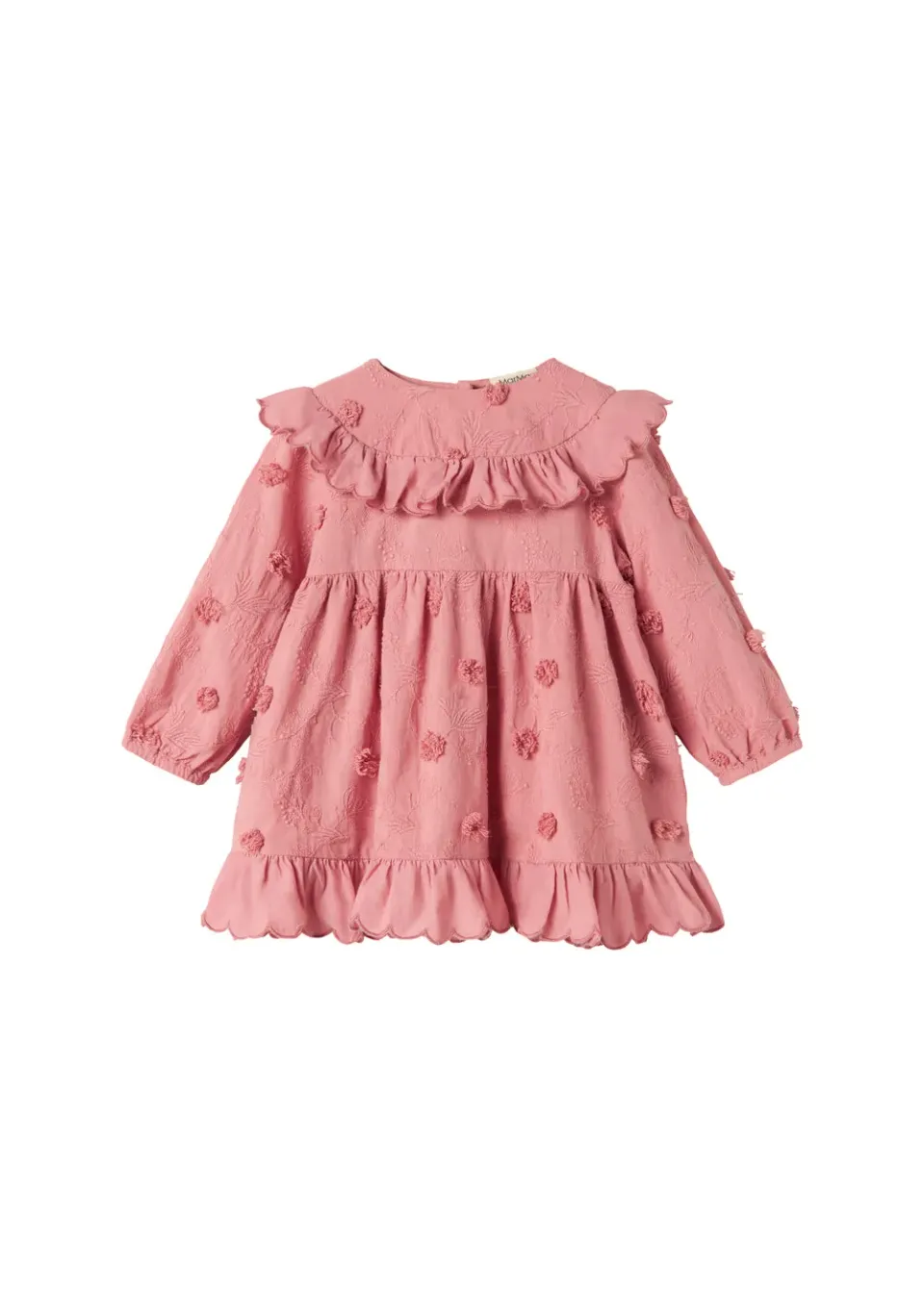 MarMar Deas LS kjole Pink Delight broderi