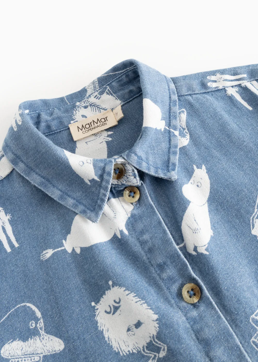 MarMar Telo skjorte Moomins denim bomuld