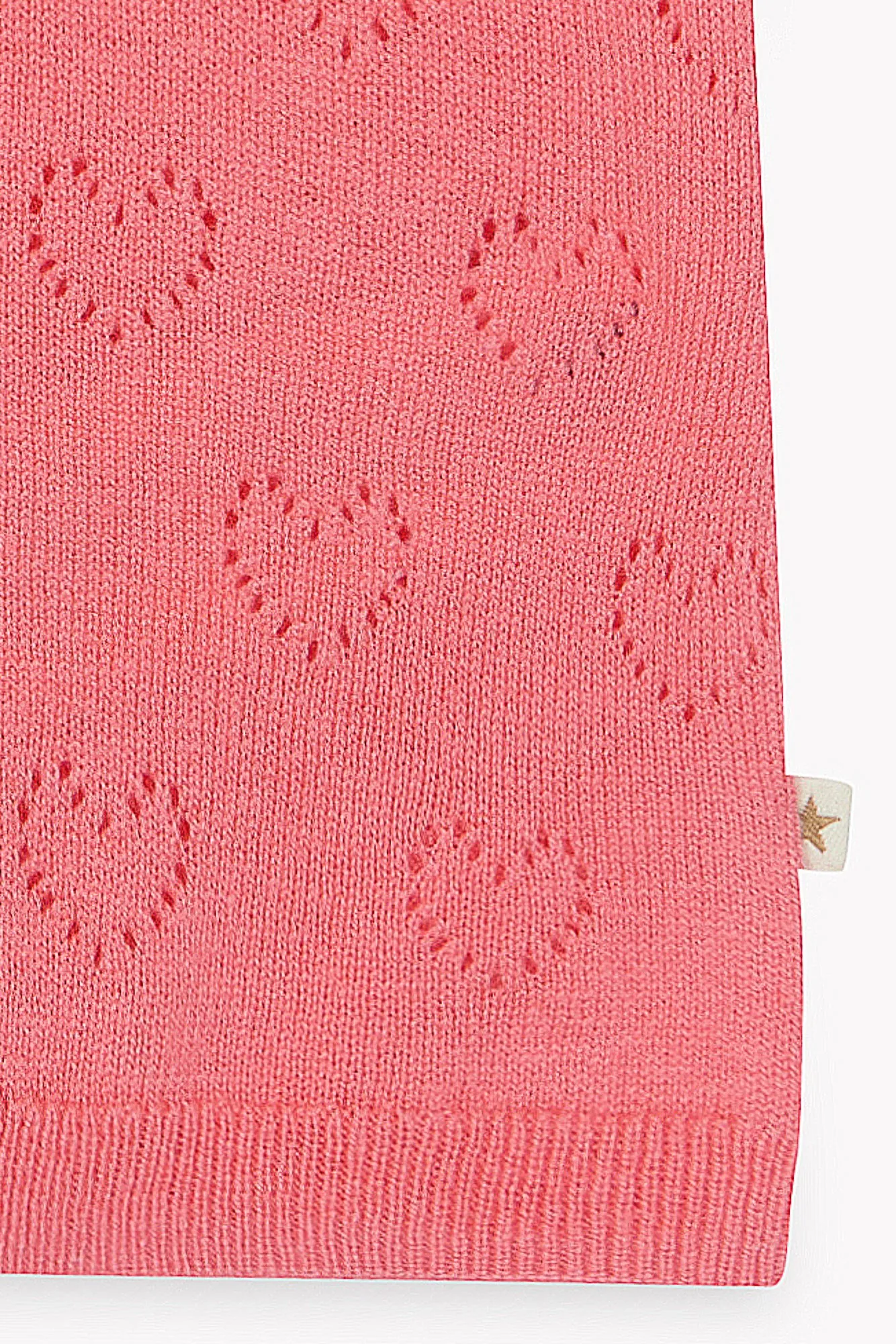 Bonton Milou Rose Faroe striktrøje rosa uld