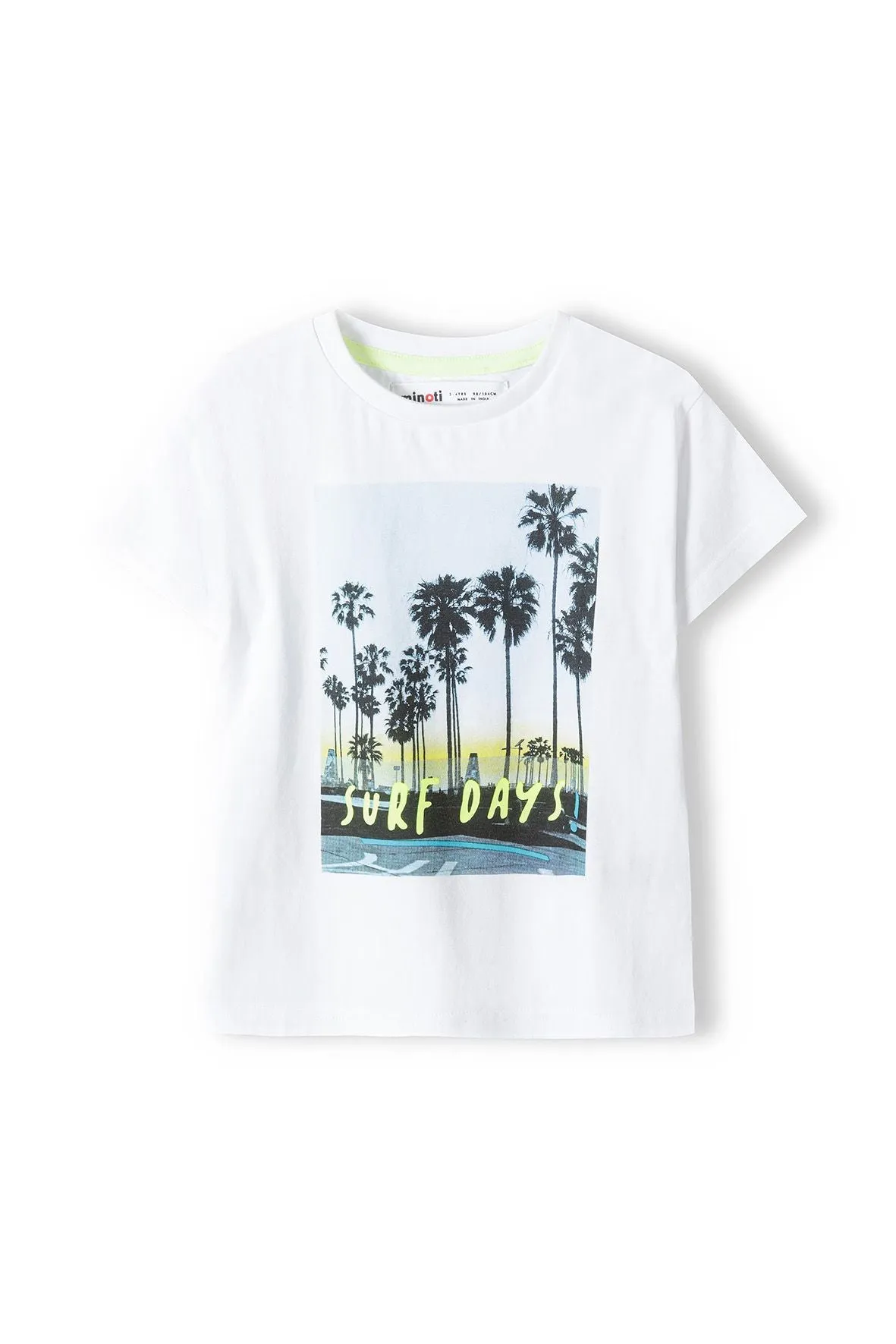 Minoti 38421 t-shirts hvid 3-pak drenge