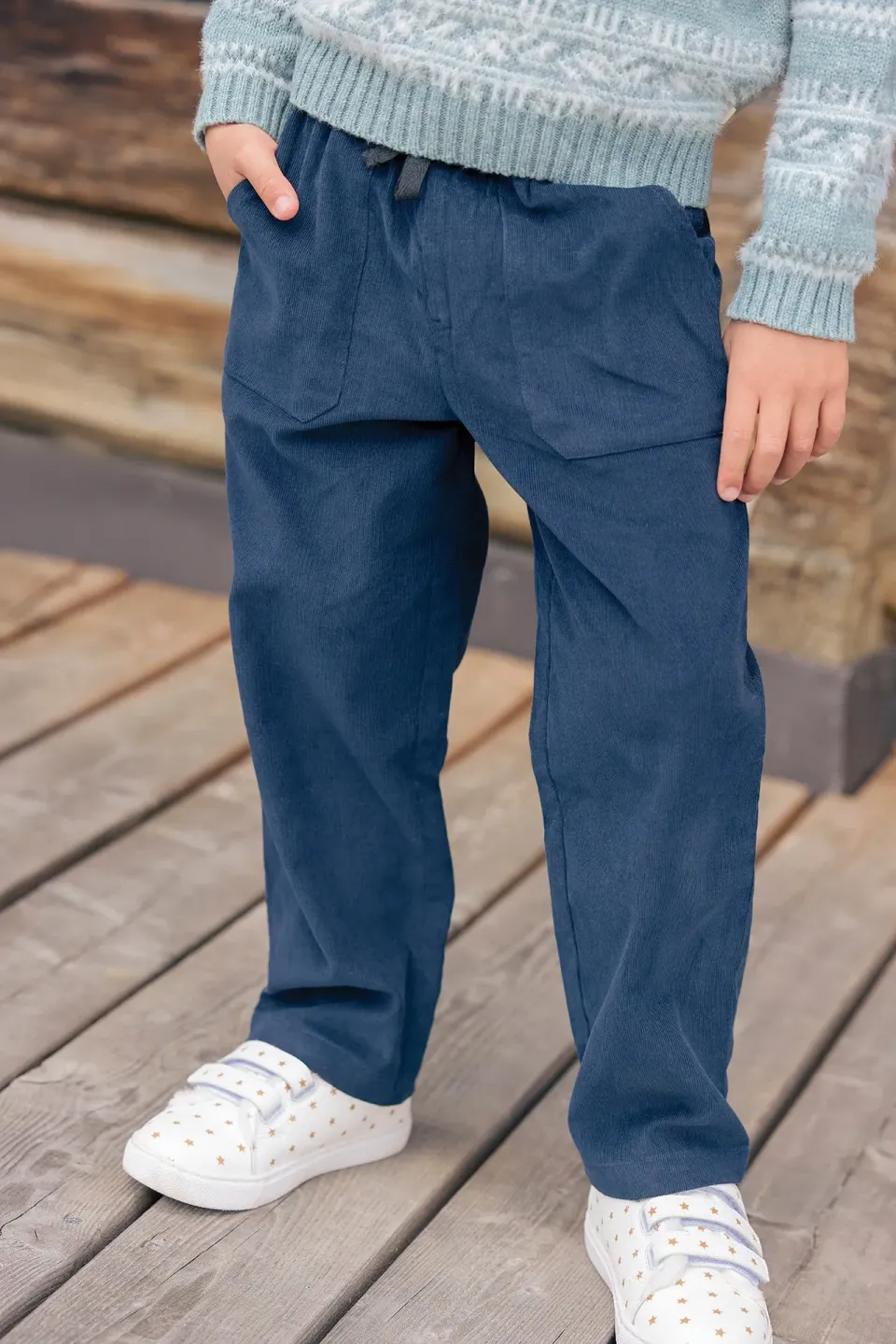 Bonton Batcha Bleu Brut bukser blå denim