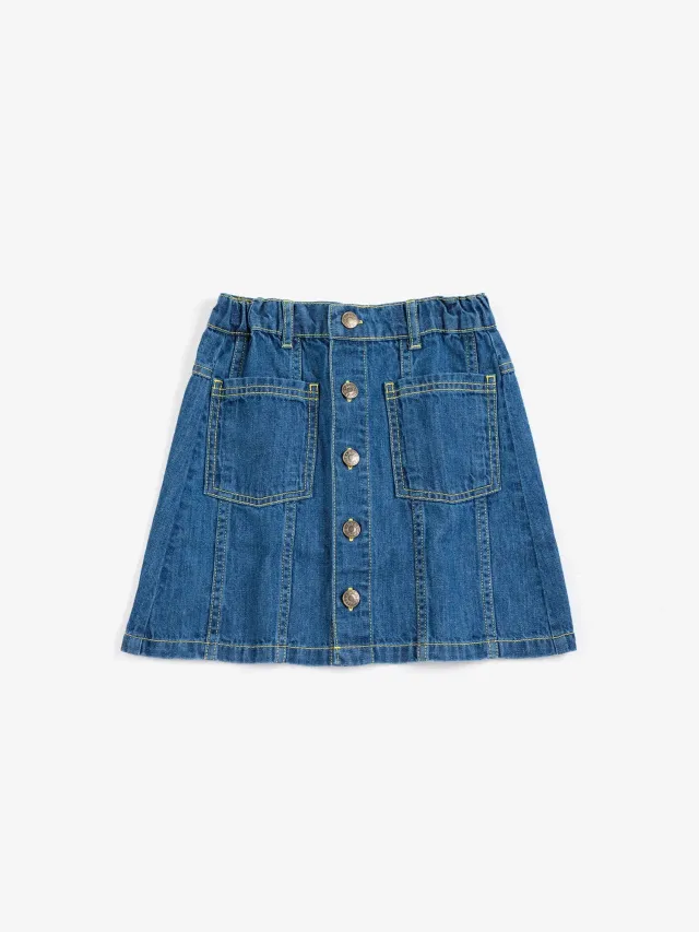 Bobo Choses Tag denim nederdel midnatsblå 2-3Y