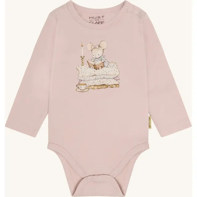 Hust & Claire HCBritt body hushed pink økologisk