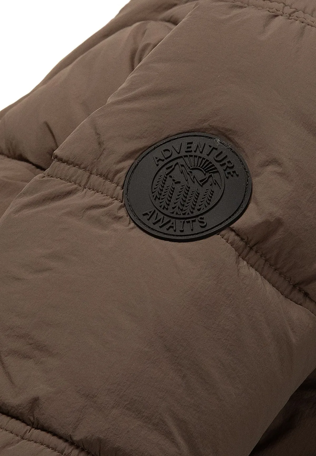 Minoti 45225 vinterfrakke brun teddyfoer