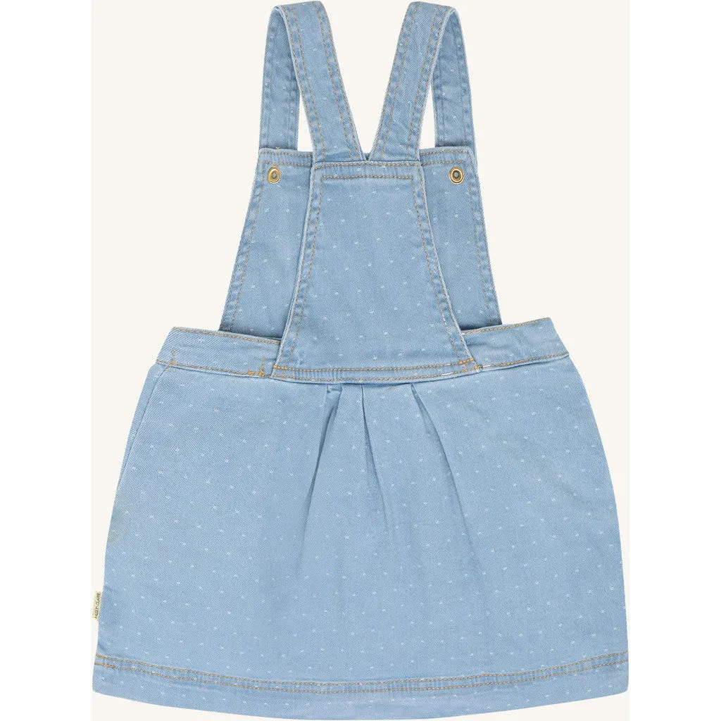Hust & Claire Karoline Dotty denim kjole Blue Denim