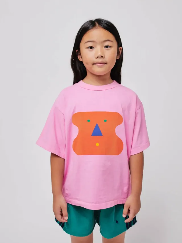 Bobo Choses Have Fun T-shirt pink genbrugsbomuld