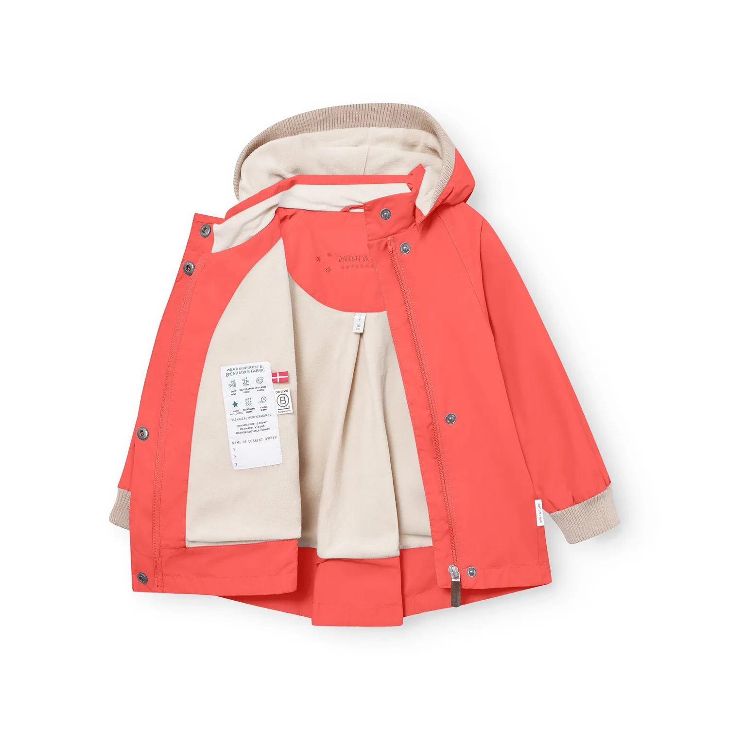 MINI A TURE MATWIAMI jakke Cloud blue fleeceforet