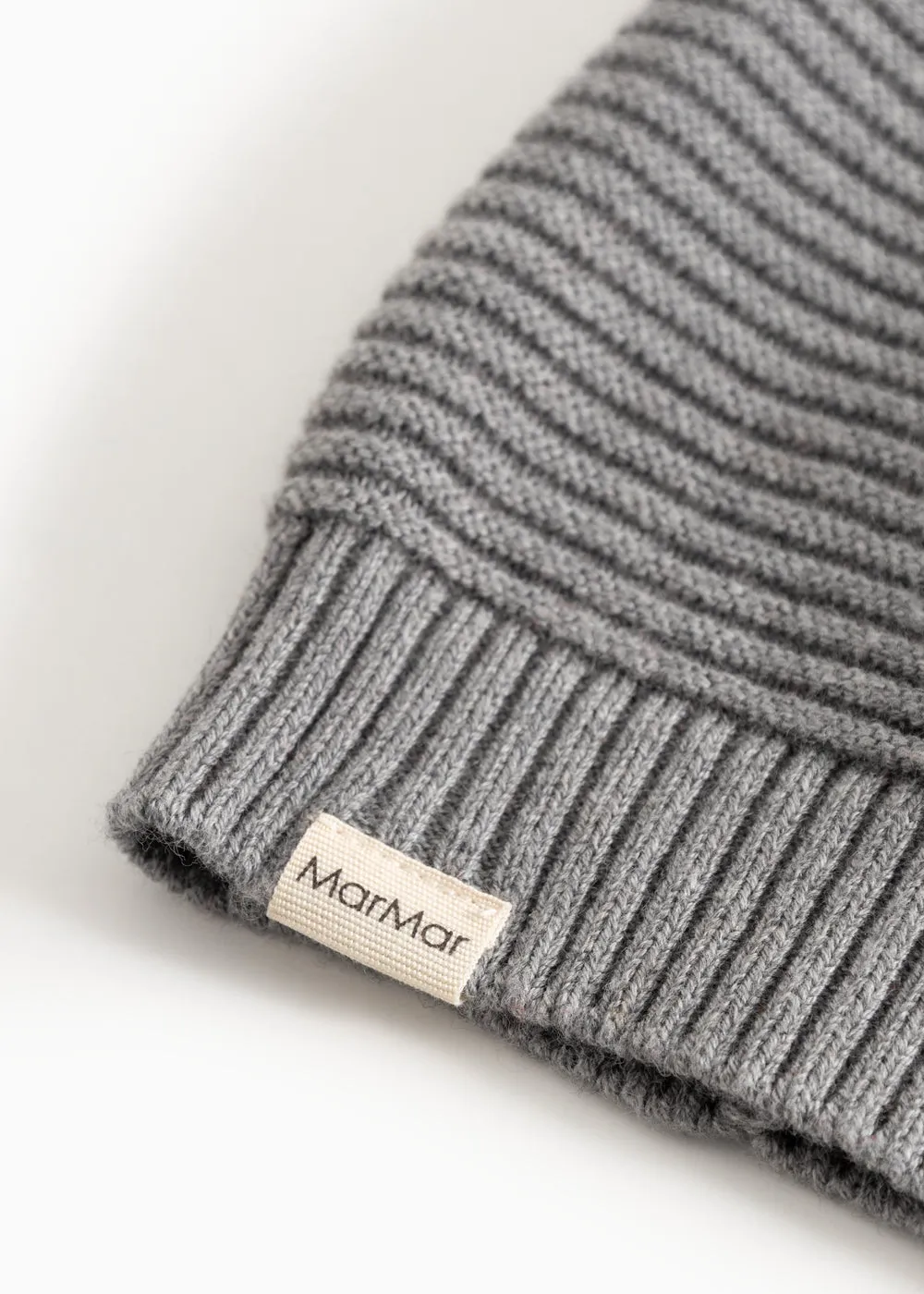 MarMar Alfen nissehue Grey Melange grå strik