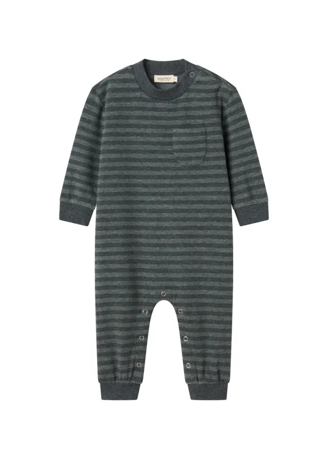 MarMar Ralle heldragt Forest Stripe Mel bomuld